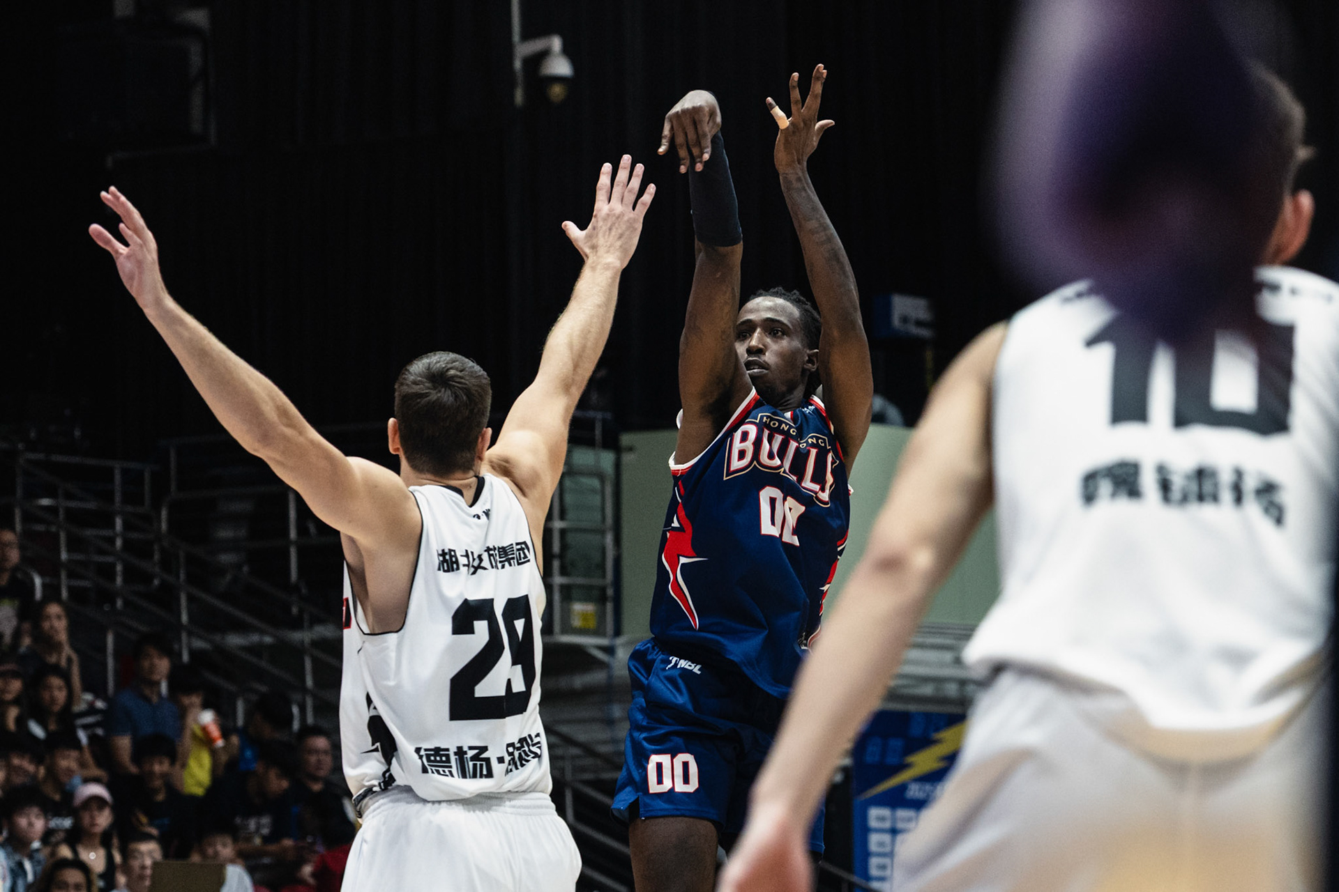 HONG KONG, China - AUGUST  07:  during NBL 2025 Hong Kong Bulls vs Hubei Wenlv at Southorn Stadium on August 7, 2025 in Hong Kong, China, (Photo by Jack Ng/NH_FOTO)