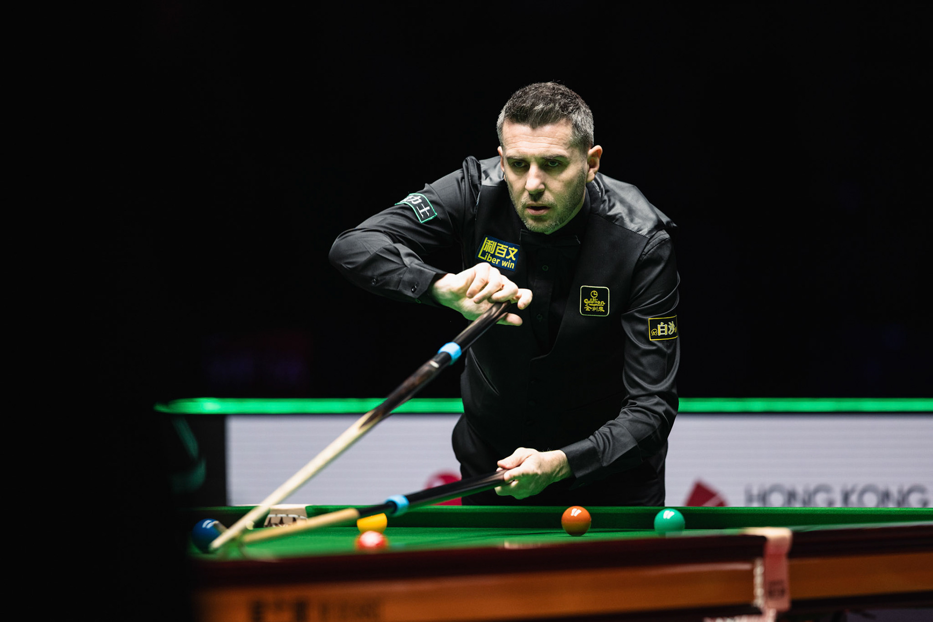 HONG KONG, China - FEBRUARY 05: Mark Selby of England plays a shot during WST World Grand Prix 2026 against Zhao Xintong of China at Kai Tak Arena on February 5, 2026 in Hong Kong, China, (Photo by Jack Ng/Alamy Live News)