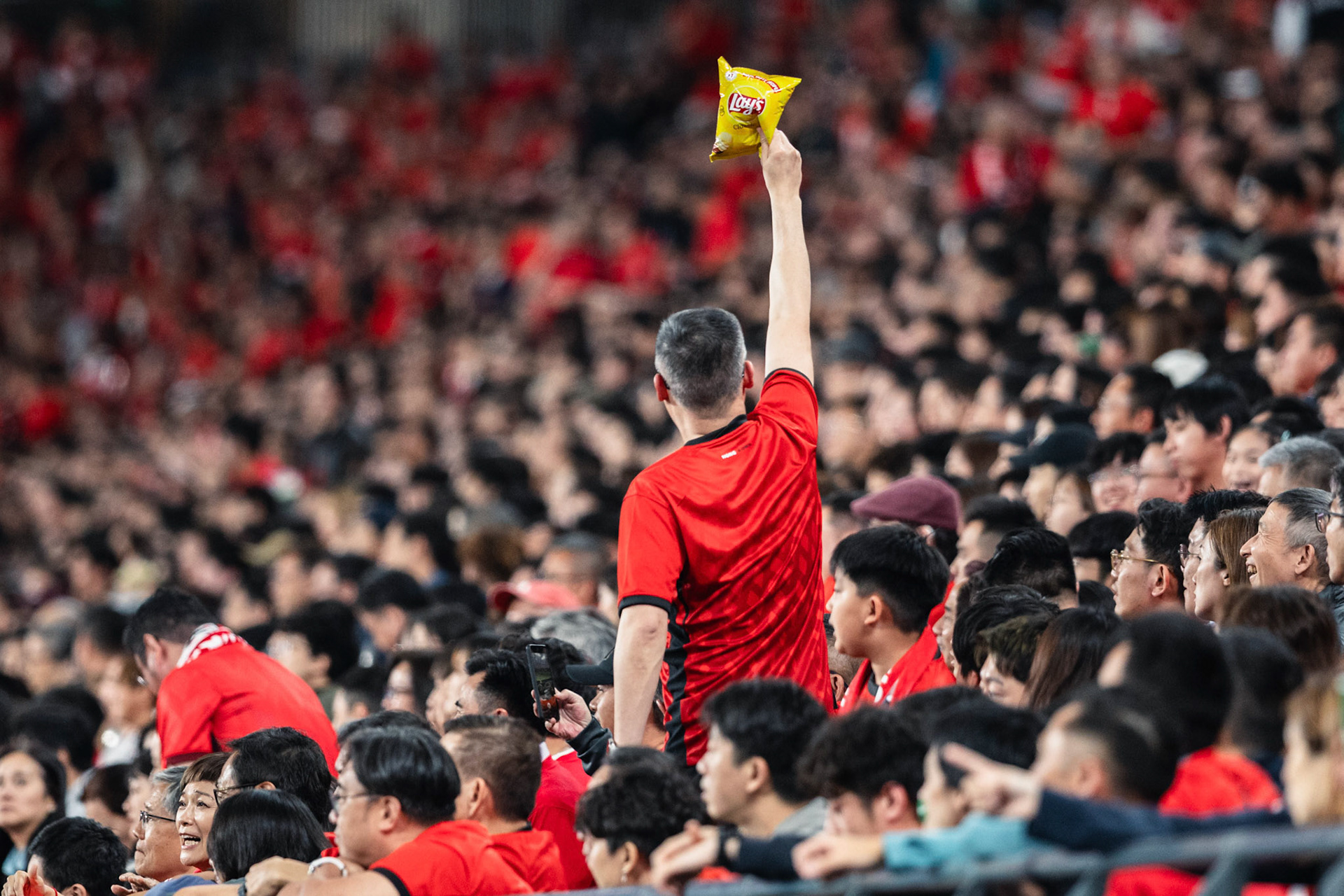 HONG KONG, China - NOVEMBER  18:  during 2027 Asian Cup Qualifers - Hong Kong, China vs Singapore at Kai Tak Stadium on November 18, 2025 in Hong Kong, China, (Photo by Jack Ng/Pixel Images)