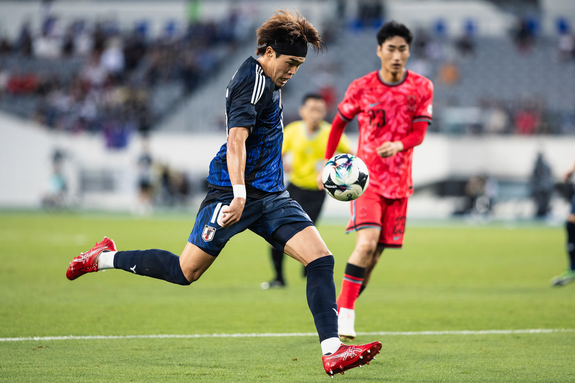 YONGIN, South Korea - JULY  15:  during EAFF E-1 Football Championship - South Korea vs Japan at Yongin Mireu Stadium on July 15, 2025 in Yongin, South Korea, (Photo by Jack Ng/Pixel Images)