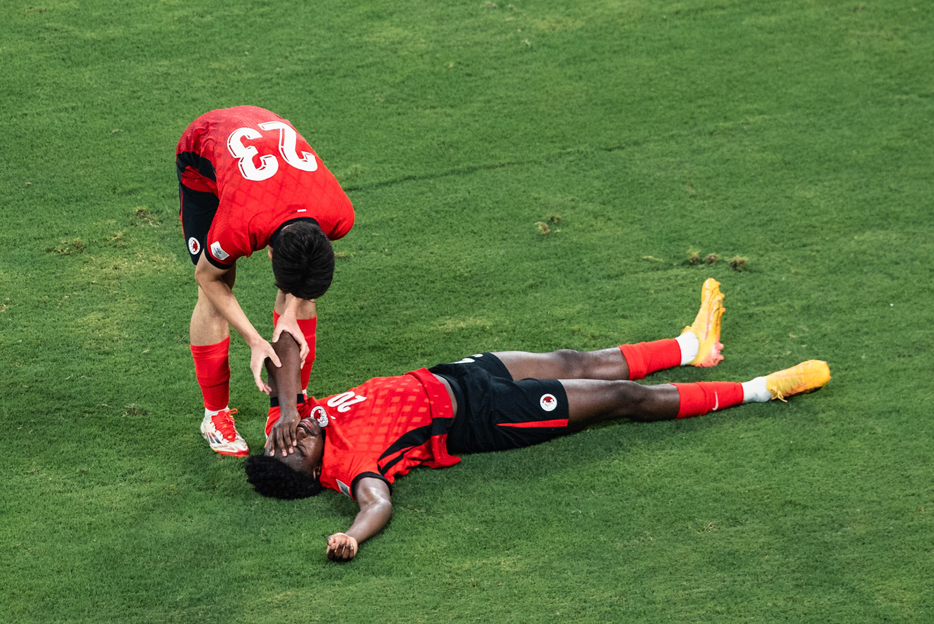 HONG KONG, China - JUNE  10:  during 2027 Asian Cup Qualifers - Hong Kong, China vs India at Kai Tak Stadium on June 10, 2025 in Hong Kong, China, (Photo by Jack Ng/Pixel Images)