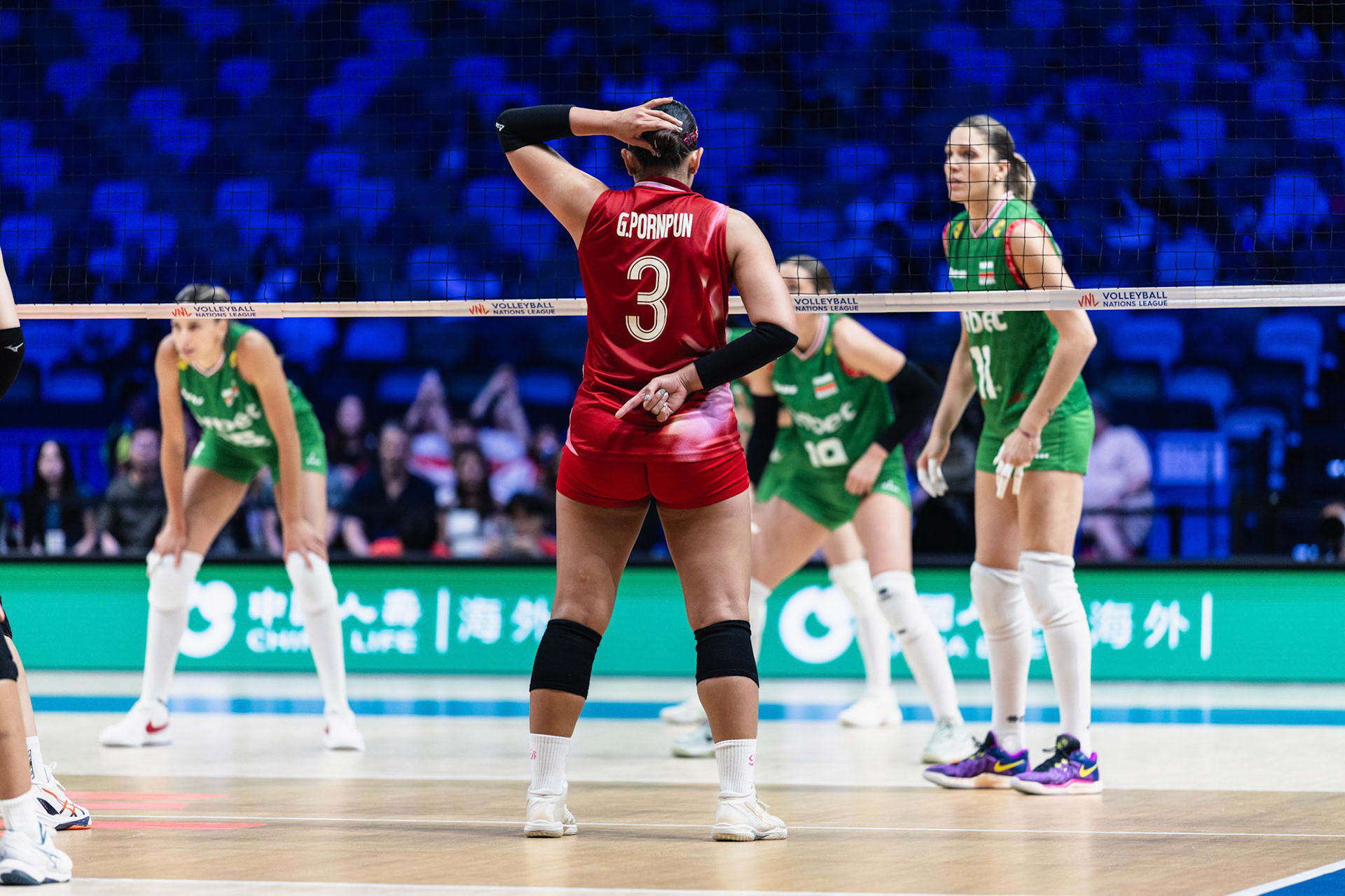HONG KONG, China - JUNE  22:  during Volleyball Nations League Hong Kong 2025 at Kai Tak Arena on June 22, 2025 in Hong Kong, China, (Photo by Jack Ng/Pixel Images)