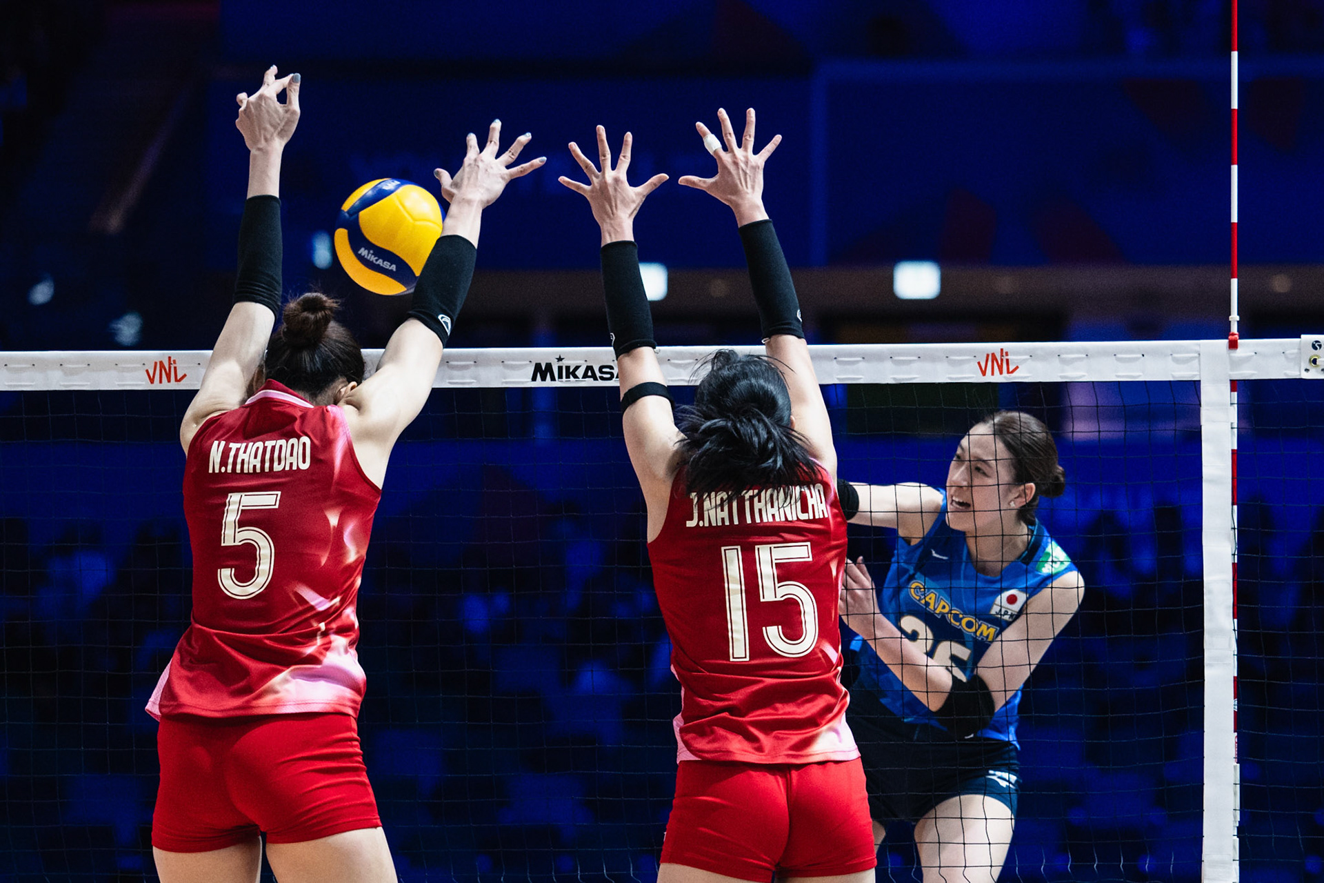 HONG KONG, China - JUNE  18:  during Volleyball Nations League Hong Kong 2025 at Kai Tak Arena on June 18, 2025 in Hong Kong, China, (Photo by Jack Ng/Pixel Images)