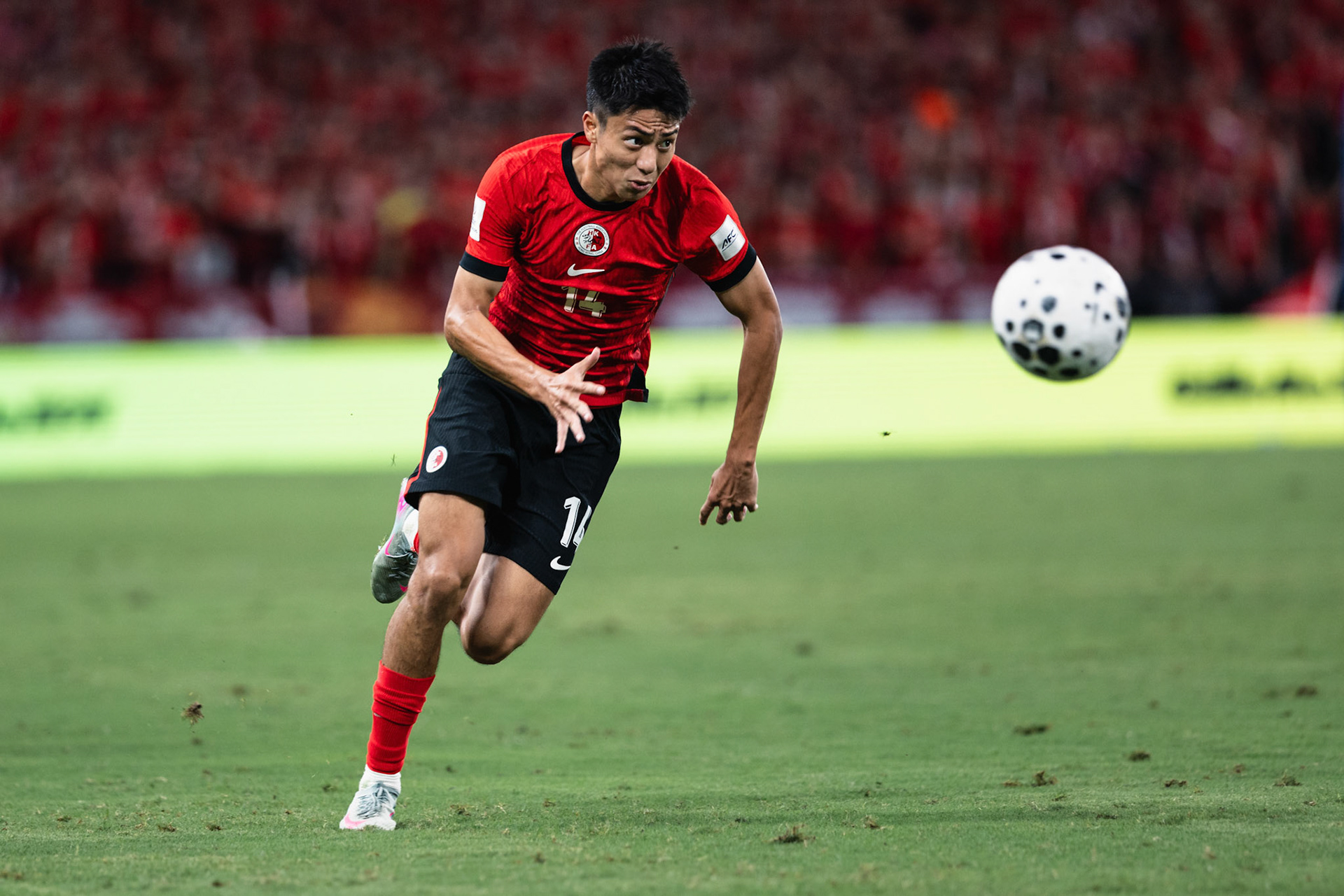 HONG KONG, China - OCTOBER  14:  during 2027 Asian Cup Qualifers - Hong Kong, China vs Bangladesh at Kai Tak Stadium on October 14, 2025 in Hong Kong, China, (Photo by Jack Ng/Pixel Images)
