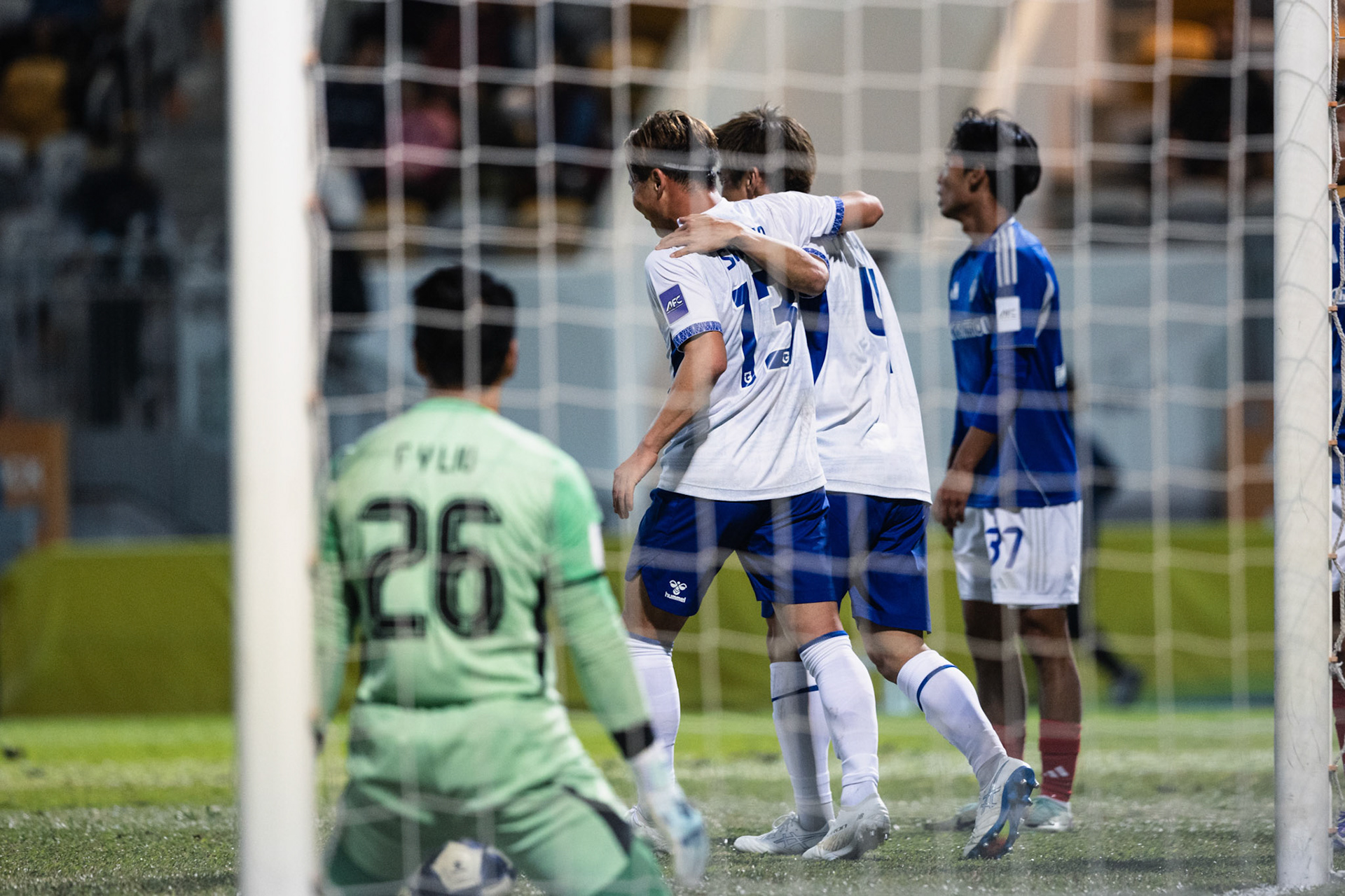 Mong Kok Stadium, HONG KONG, China: Keisuke Kurokawa of Gamba Osaka celebrates after scoring with Keisuke Kurokawa of Gamba Osaka during AFC Champions League TWO - Eastern FC vs Gamba Osaka at Mong Kok Stadium on November 27, 2025 in Hong Kong, China, (Photo by Jack Ng/Alamy Live News)