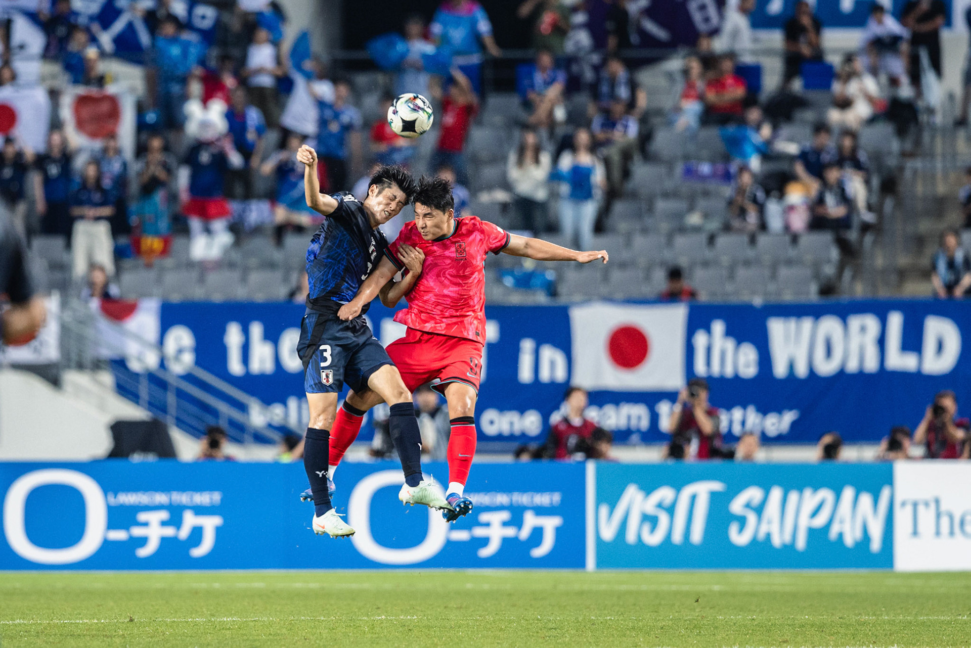 YONGIN, South Korea - JULY  15:  during EAFF E-1 Football Championship - South Korea vs Japan at Yongin Mireu Stadium on July 15, 2025 in Yongin, South Korea, (Photo by Jack Ng/Pixel Images)
