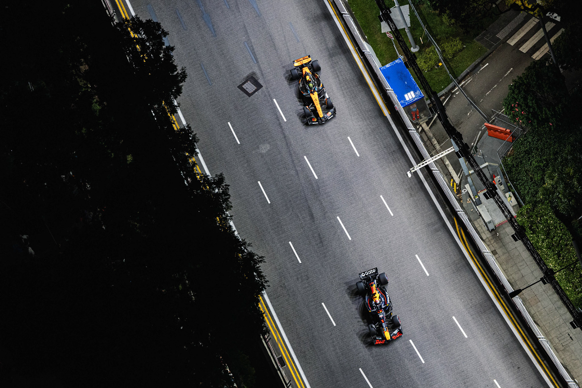 SINGAPORE, Singapore - OCTOBER  05:  during F1 Grand Prix of Singapore at Marina Bay Street Circuit on October 5, 2025 in Singapore, Singapore, (Photo by Jack Ng/Alamy Live News)
