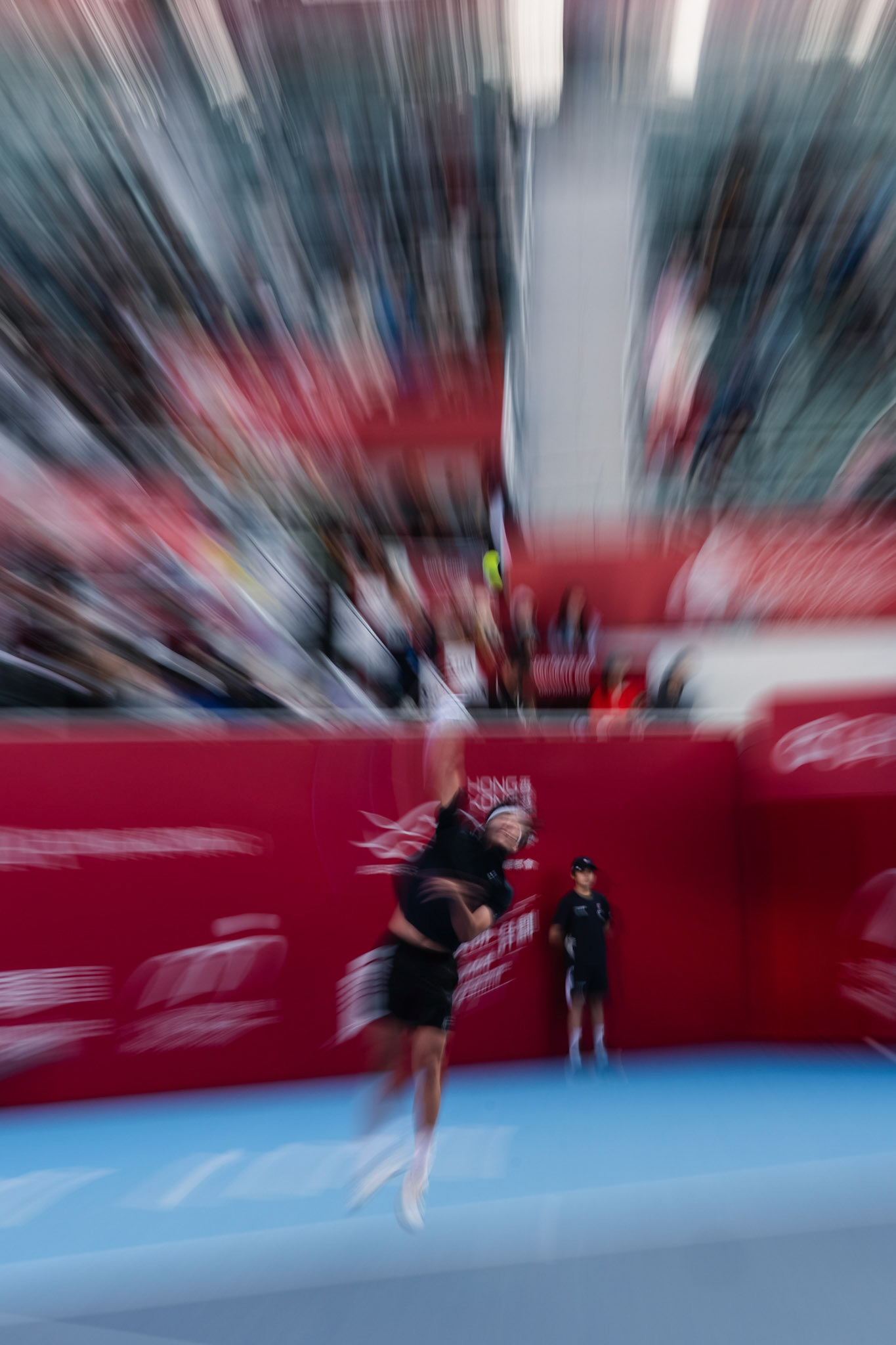 HONG KONG, China - JANUARY 06: during the Bank of China Hong Kong Tennis Open 2026 (ATP 250) men's single round of 32 match against xxx at Victoria Park Tennis Centre Court on January 6, 2026 in Hong Kong, China, (Photo by Jack Ng/Alamy Live News)