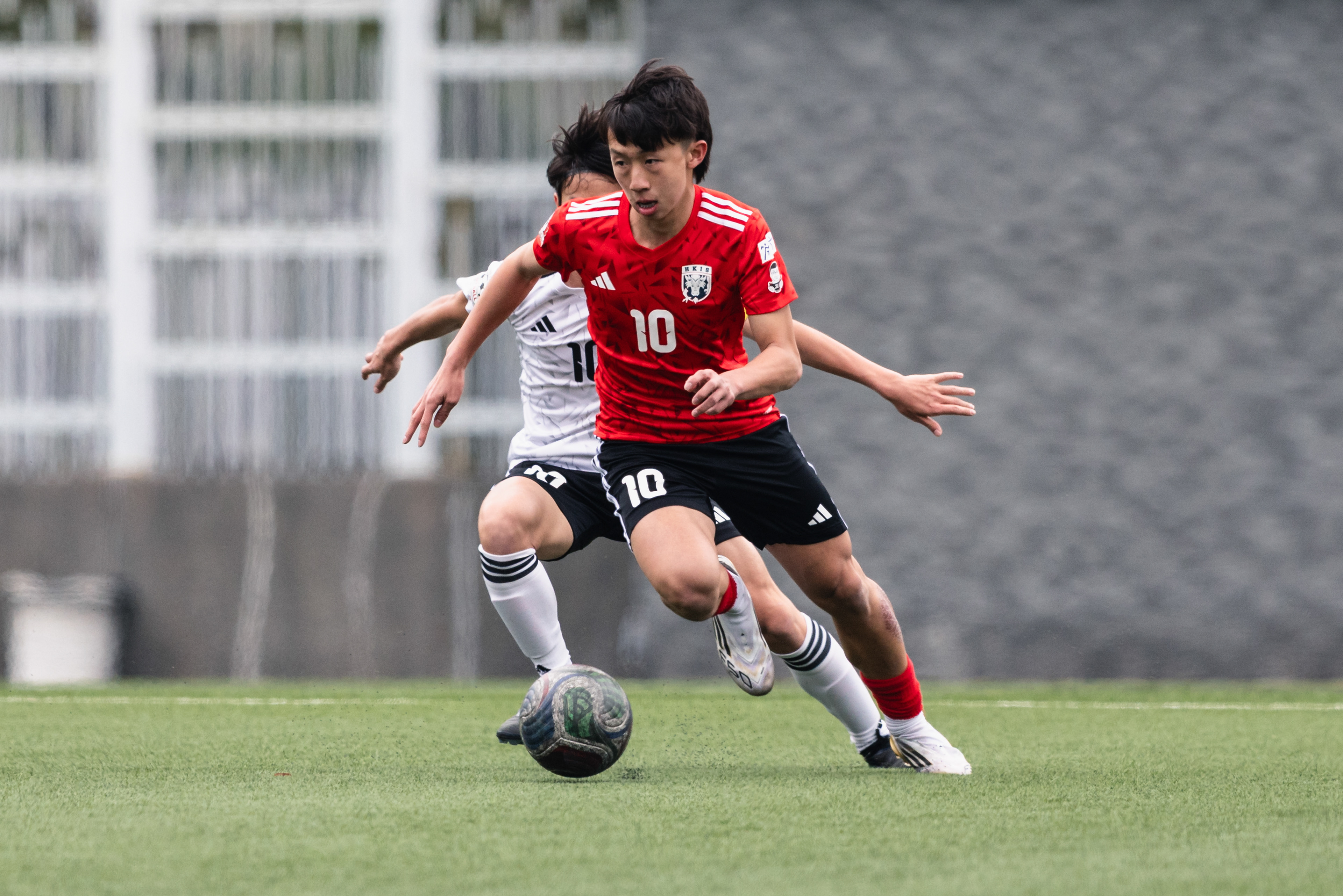 HONG KONG, China - FEBRUARY 09: during SamGor All Hong Kong Schools Jing Ying Football Tournament 2025-26 - Lam Tai Fai College vs Hong Kong International School at Po Kong Village Road Park Artificial Turf Soccer Pitch on February 9, 2026 in Hong Kong, China, (Photo by Jack Ng/)