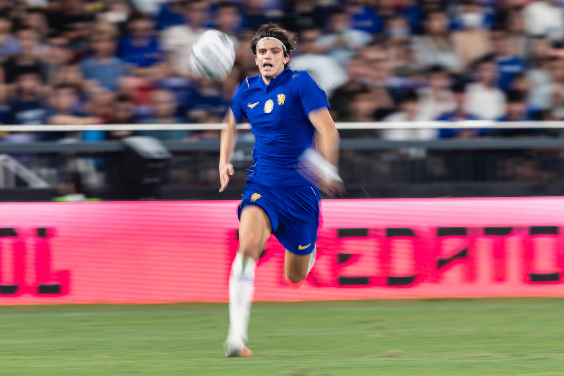 HONG KONG, China - AUGUST 05: Marco Palestra (No. 2) of Chelsea in action during Hong Kong Football Festival (HKFF) 2026 - Chelsea vs Juventus at Kai Tak Stadium on August 5, 2026 in Hong Kong, China, (Photo by Jack Ng/Alamy Live News)