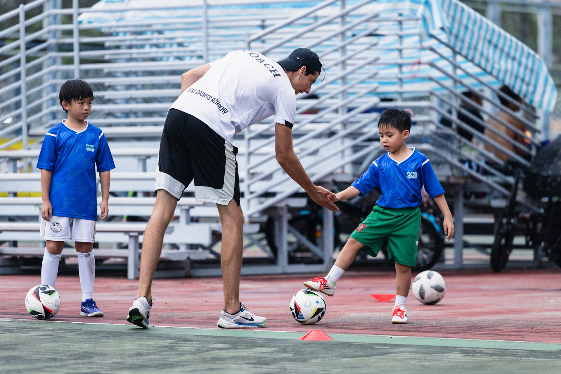 HONG KONG, China - AUGUST  18:  during Total Sports Academy Football Training at Yuen Long on August 18, 2025 in Hong Kong, China, (Photo by Jack Ng/Jack8th.com)