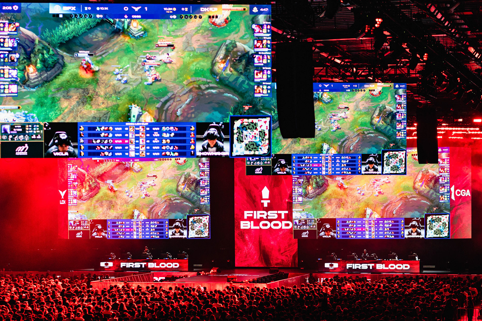 HONG KONG, China - FEBRUARY 28: A general view of the stadium during the game 2 of 2026 LCK Cup Finals BFX against DK in Hong Kong at Kai Tak Arena on February 28, 2026 in Hong Kong, China, (Photo by Jack Ng/Alamy Live News)