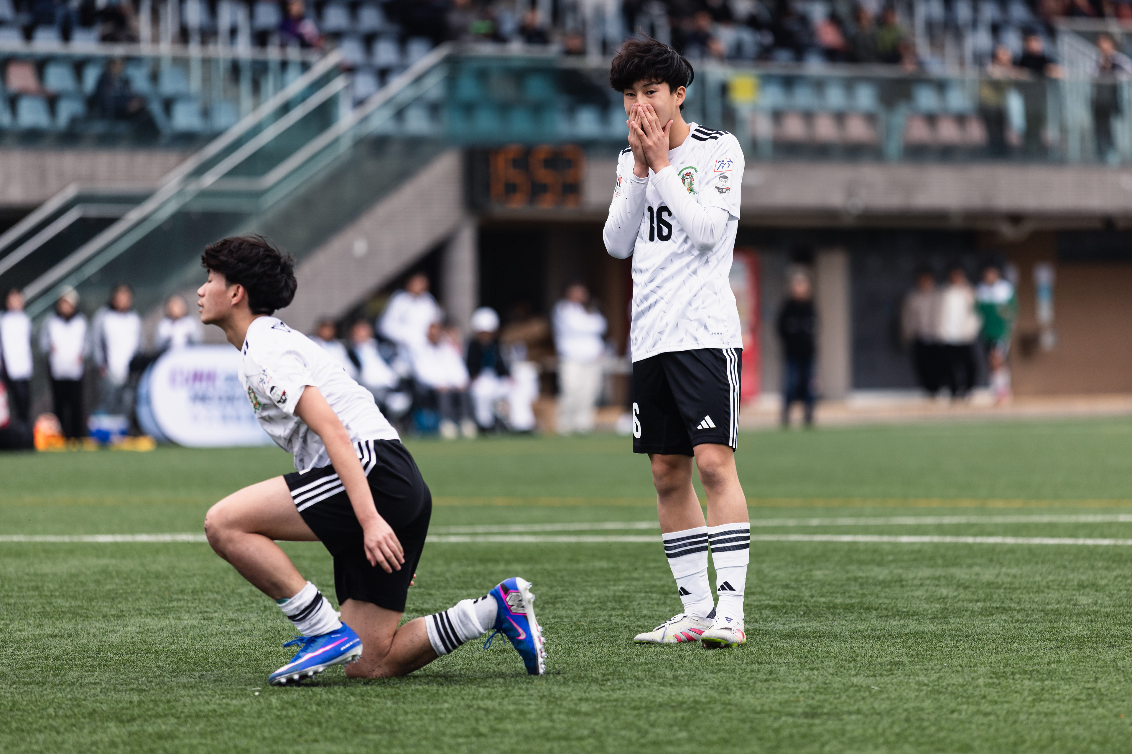 HONG KONG, China - FEBRUARY 09: during SamGor All Hong Kong Schools Jing Ying Football Tournament 2025-26 - Tang King Po School  vs St. Joseph's College at Po Kong Village Road Park Artificial Turf Soccer Pitch on February 9, 2026 in Hong Kong, China, (Photo by Jack Ng/)