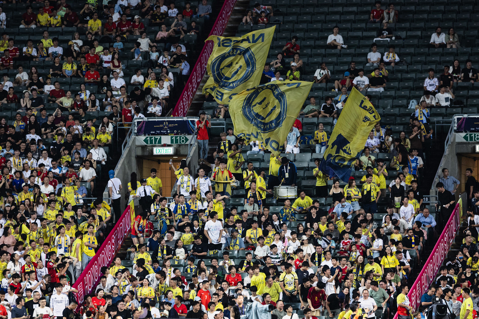 HONG KONG, China - AUGUST  19:  during Saudi Super Cup at Hong Kong Stadium on August 19, 2025 in Hong Kong, China, (Photo by Jack Ng/Jack8th.com)