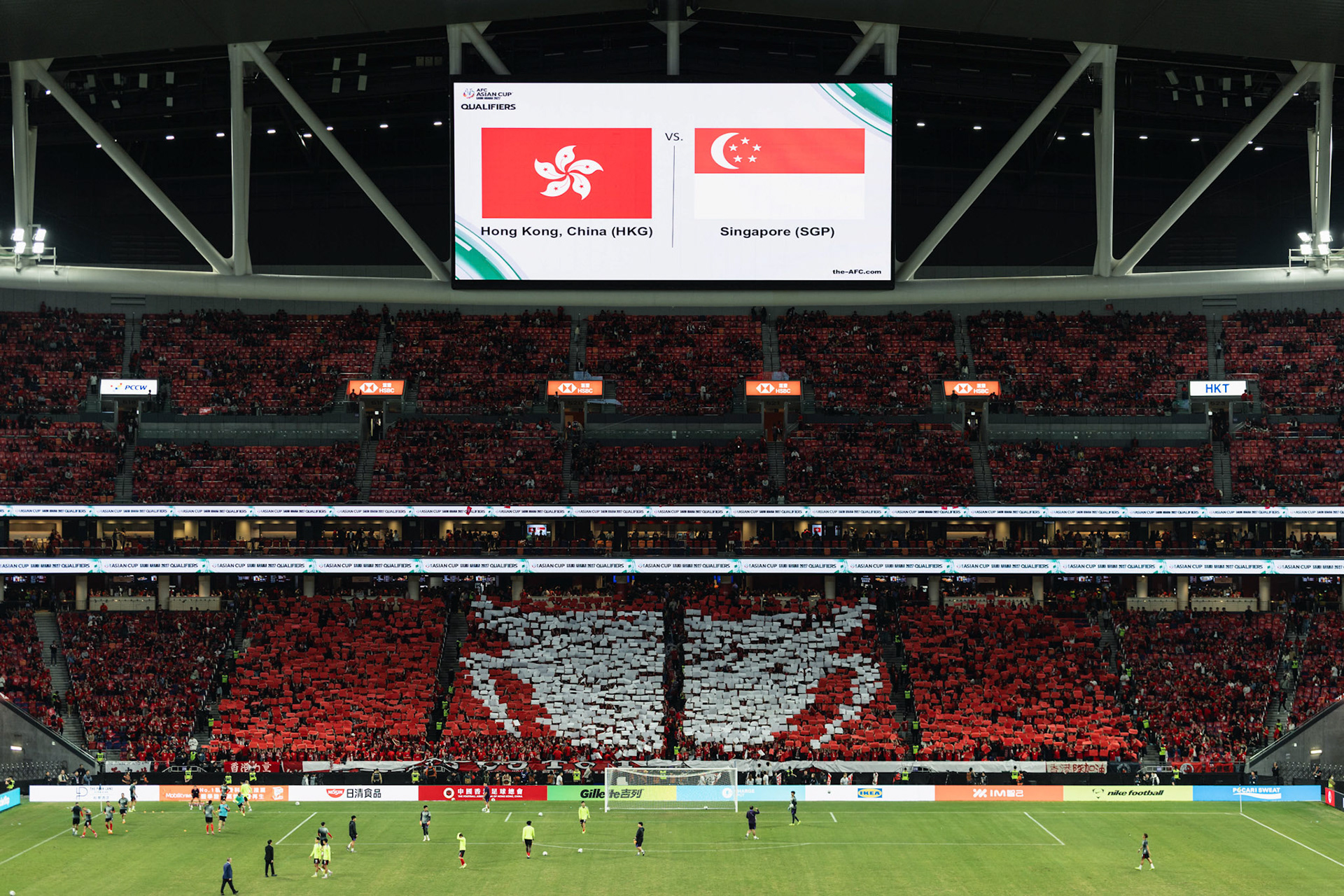 HONG KONG, China - NOVEMBER  18:  during 2027 Asian Cup Qualifers - Hong Kong, China vs Singapore at Kai Tak Stadium on November 18, 2025 in Hong Kong, China, (Photo by Jack Ng/Pixel Images)
