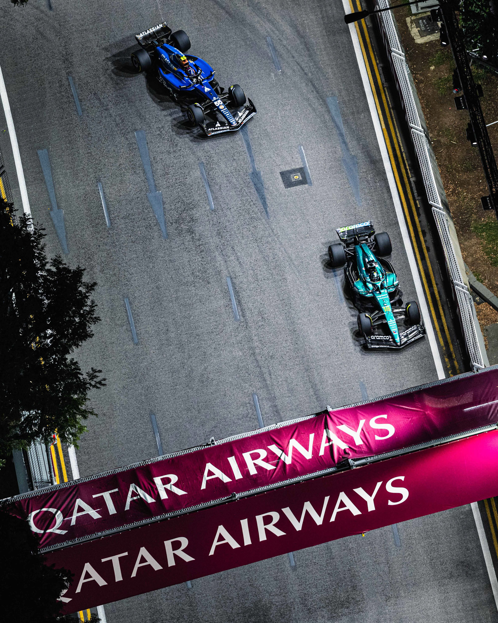 SINGAPORE, Singapore - OCTOBER  05:  during F1 Grand Prix of Singapore at Marina Bay Street Circuit on October 5, 2025 in Singapore, Singapore, (Photo by Jack Ng/Alamy Live News)