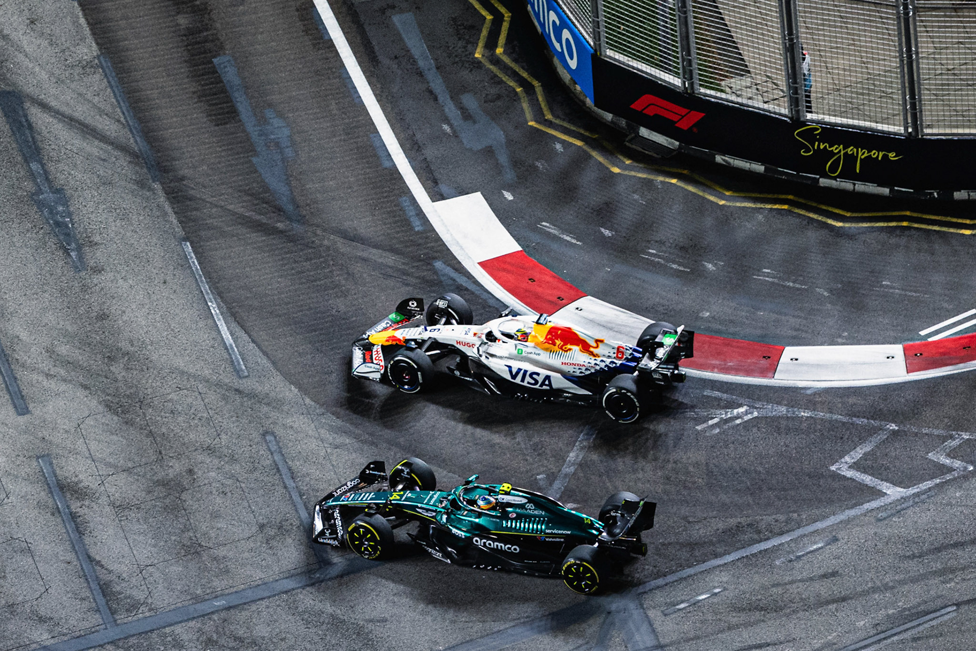 SINGAPORE, Singapore - OCTOBER  05:  during F1 Grand Prix of Singapore at Marina Bay Street Circuit on October 5, 2025 in Singapore, Singapore, (Photo by Jack Ng/Alamy Live News)