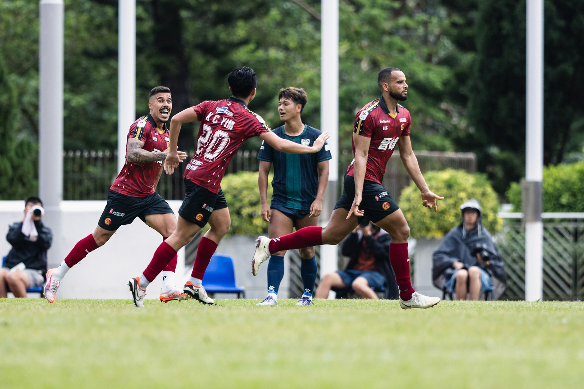 HONG KONG, China - OCTOBER  12:  during League Cup - Kowloon City vs Eastern District at Hammer Hill Road Sports Ground on October 12, 2025 in Hong Kong, China, (Photo by Jack Ng/Jack.8th)