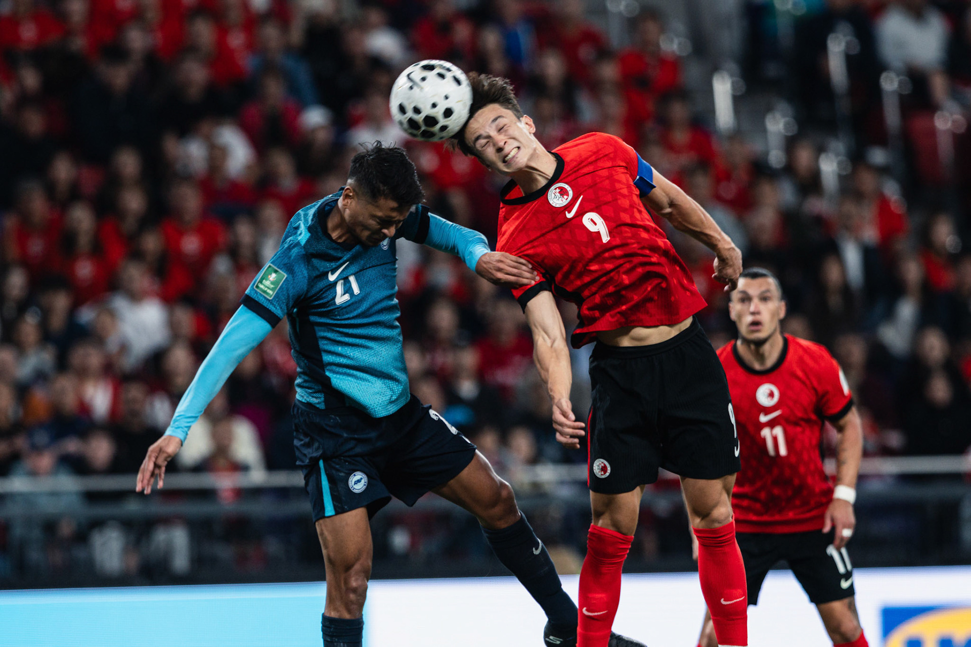 HONG KONG, China - NOVEMBER  18:  during 2027 Asian Cup Qualifers - Hong Kong, China vs Singapore at Kai Tak Stadium on November 18, 2025 in Hong Kong, China, (Photo by Jack Ng/Pixel Images)