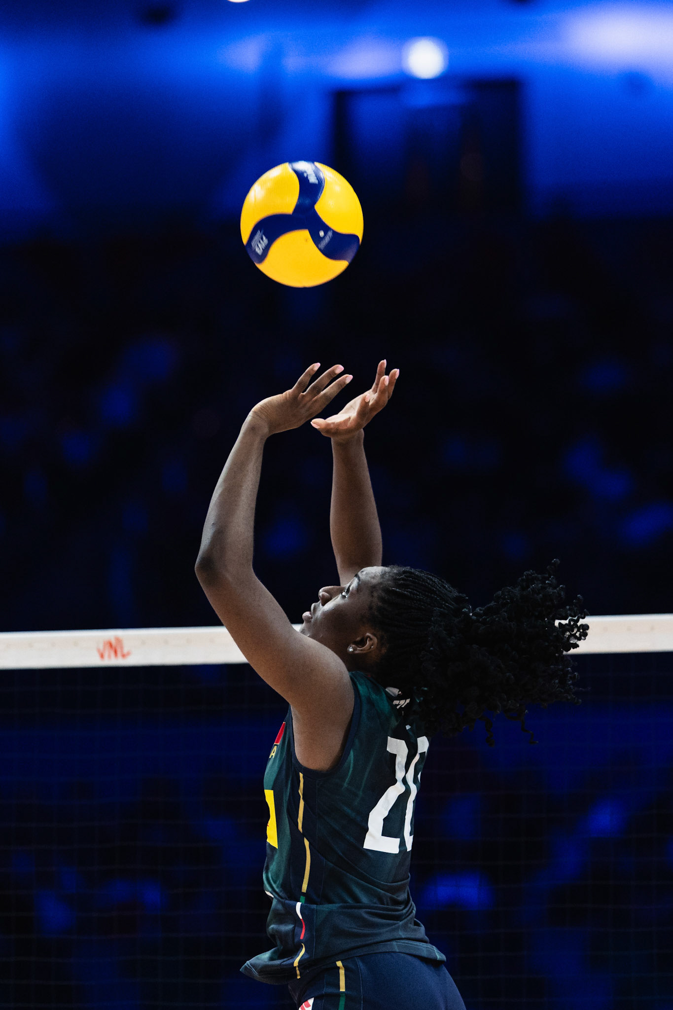 HONG KONG, China - JUNE  20:  during Volleyball Nations League Hong Kong 2025 at Kai Tak Arena on June 20, 2025 in Hong Kong, China, (Photo by Jack Ng/Pixel Images)