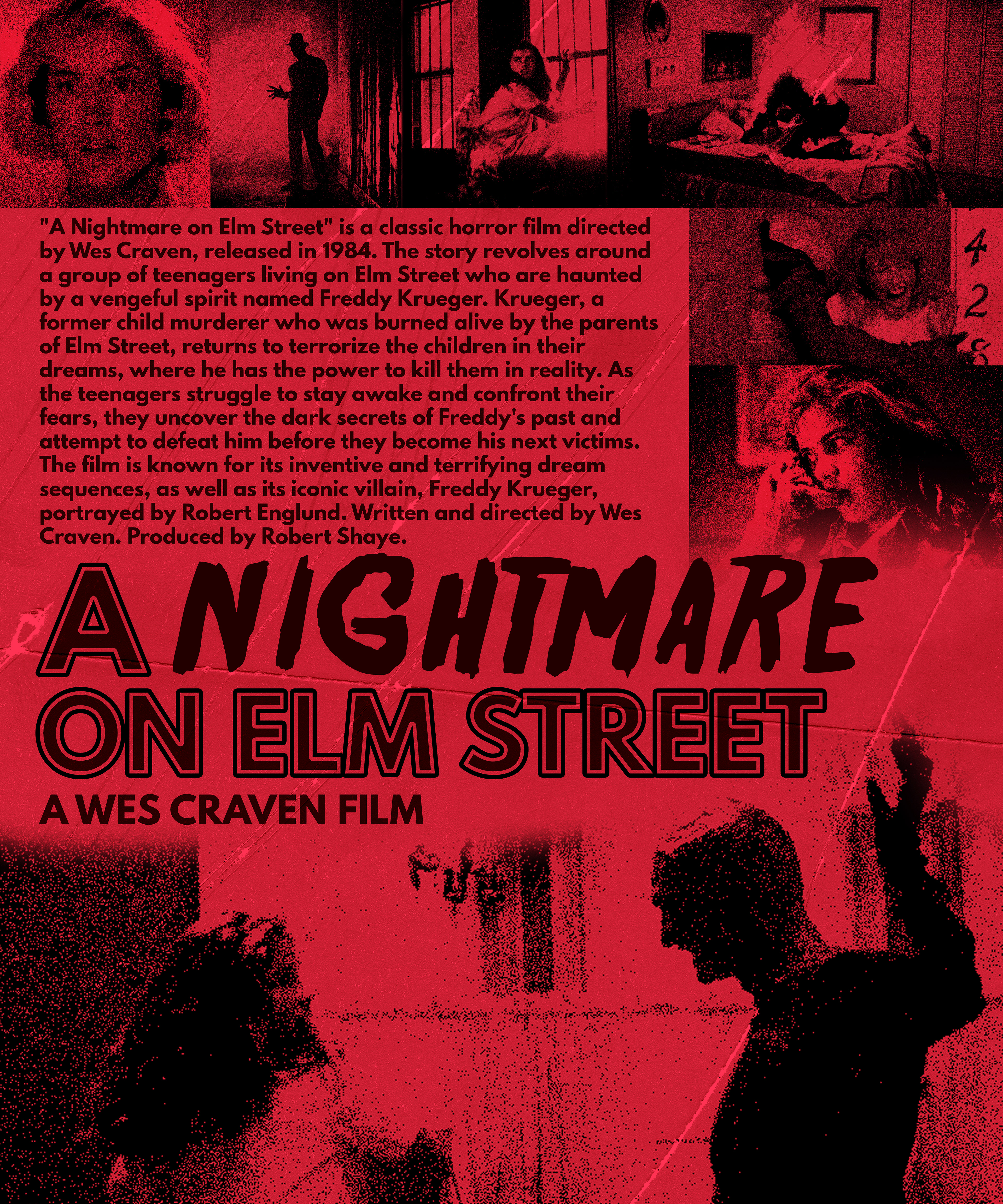 "A Nightmare on Elm Street", directed by Wes Craven