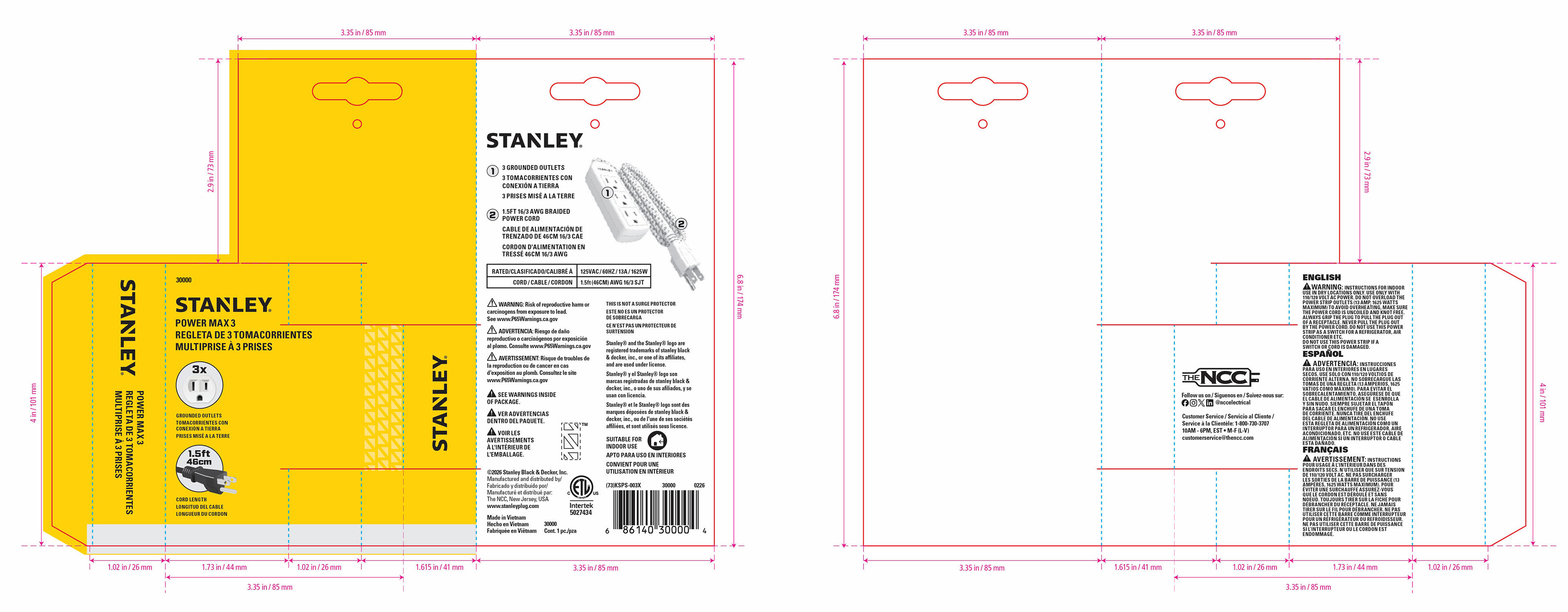 STANLEY Power Max 3 - Sleeve (2026 Design)