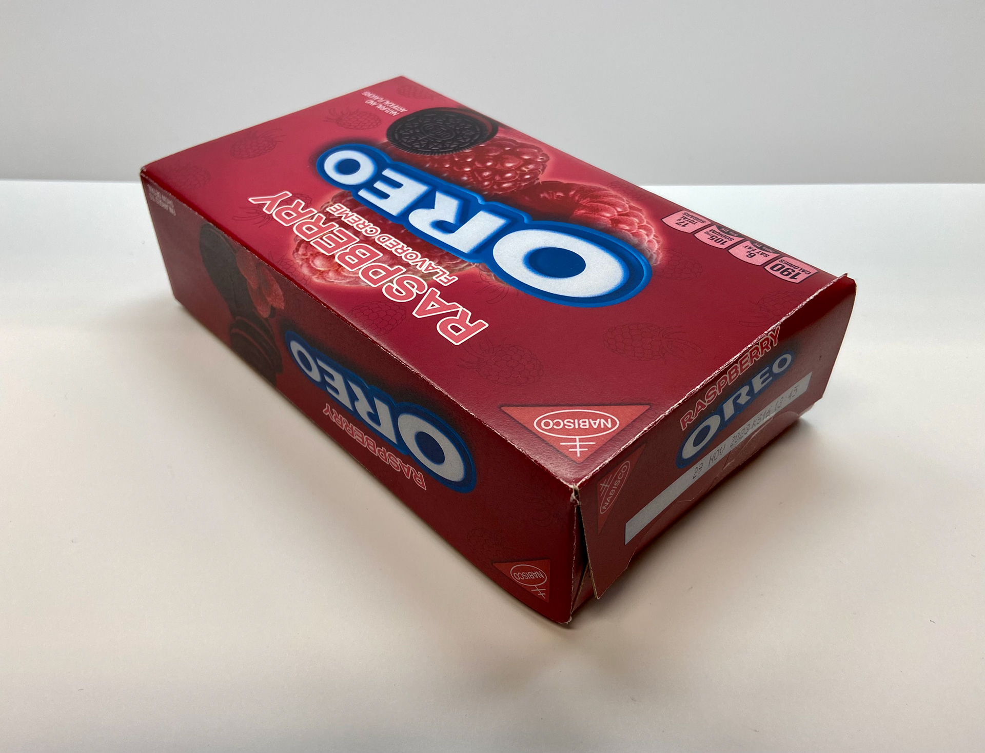 Side panel of Oreo Box
