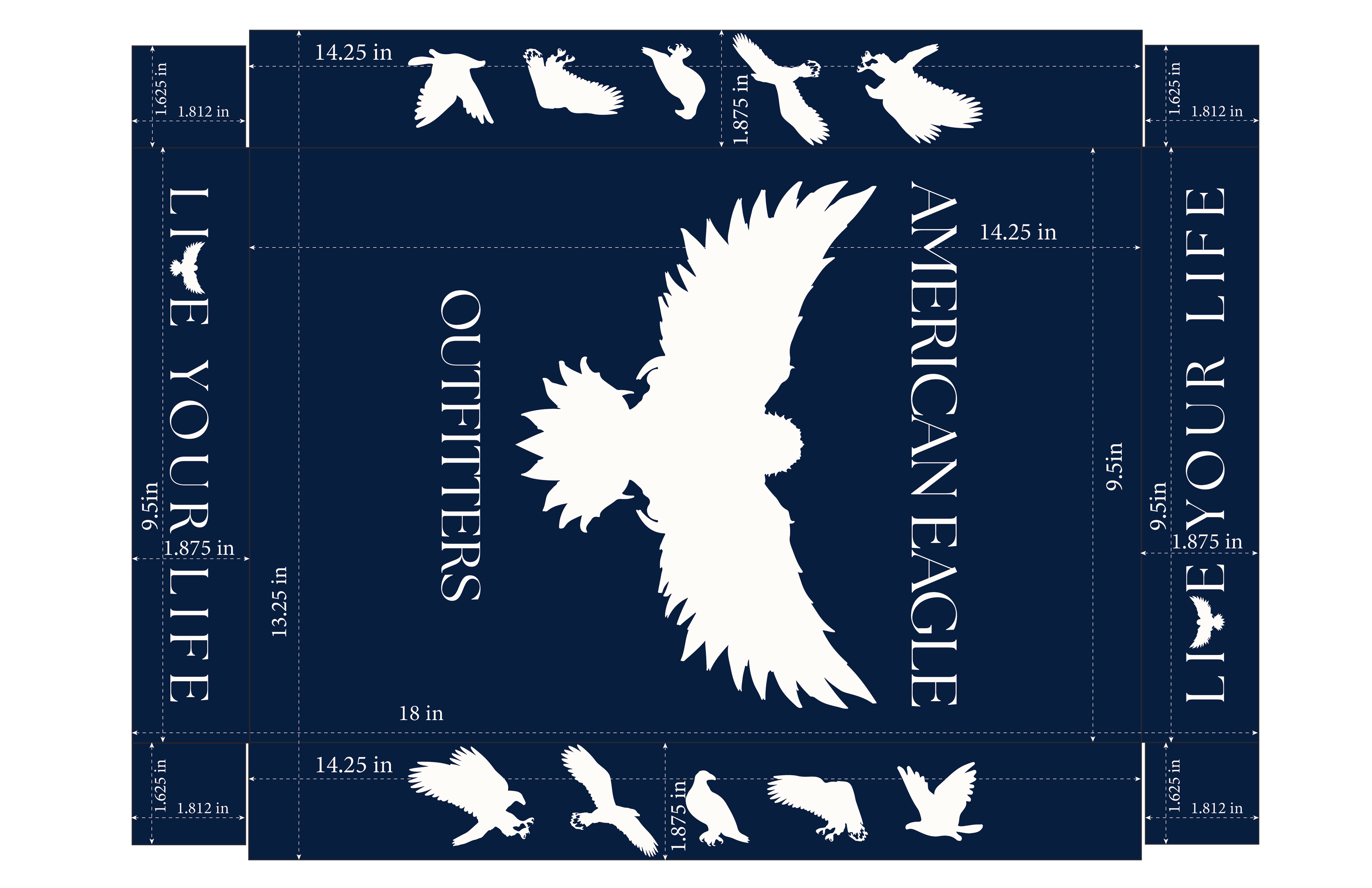 Shirt Box Lid design and sizing