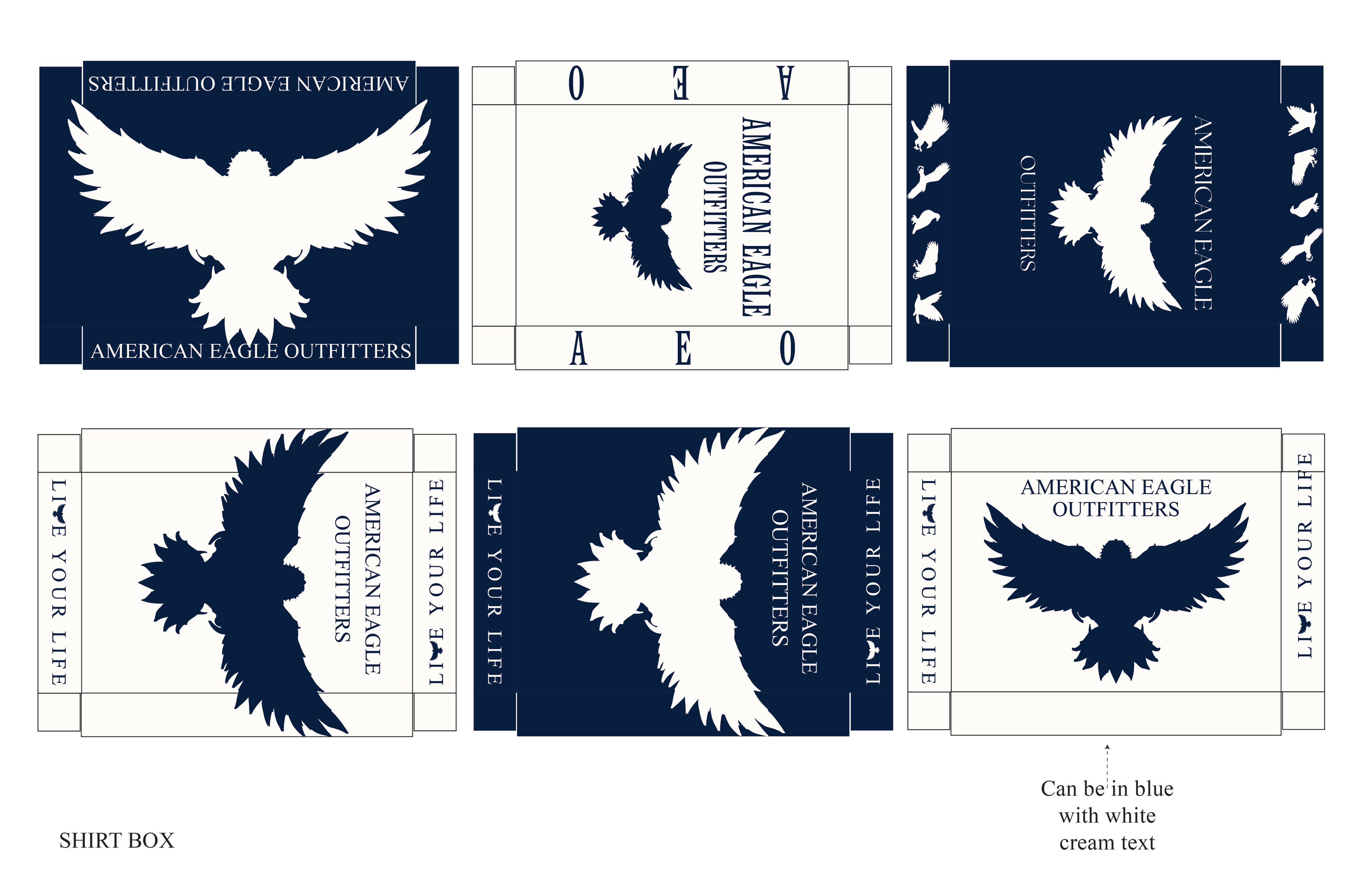 Concept Ideas for Shirt Box lid