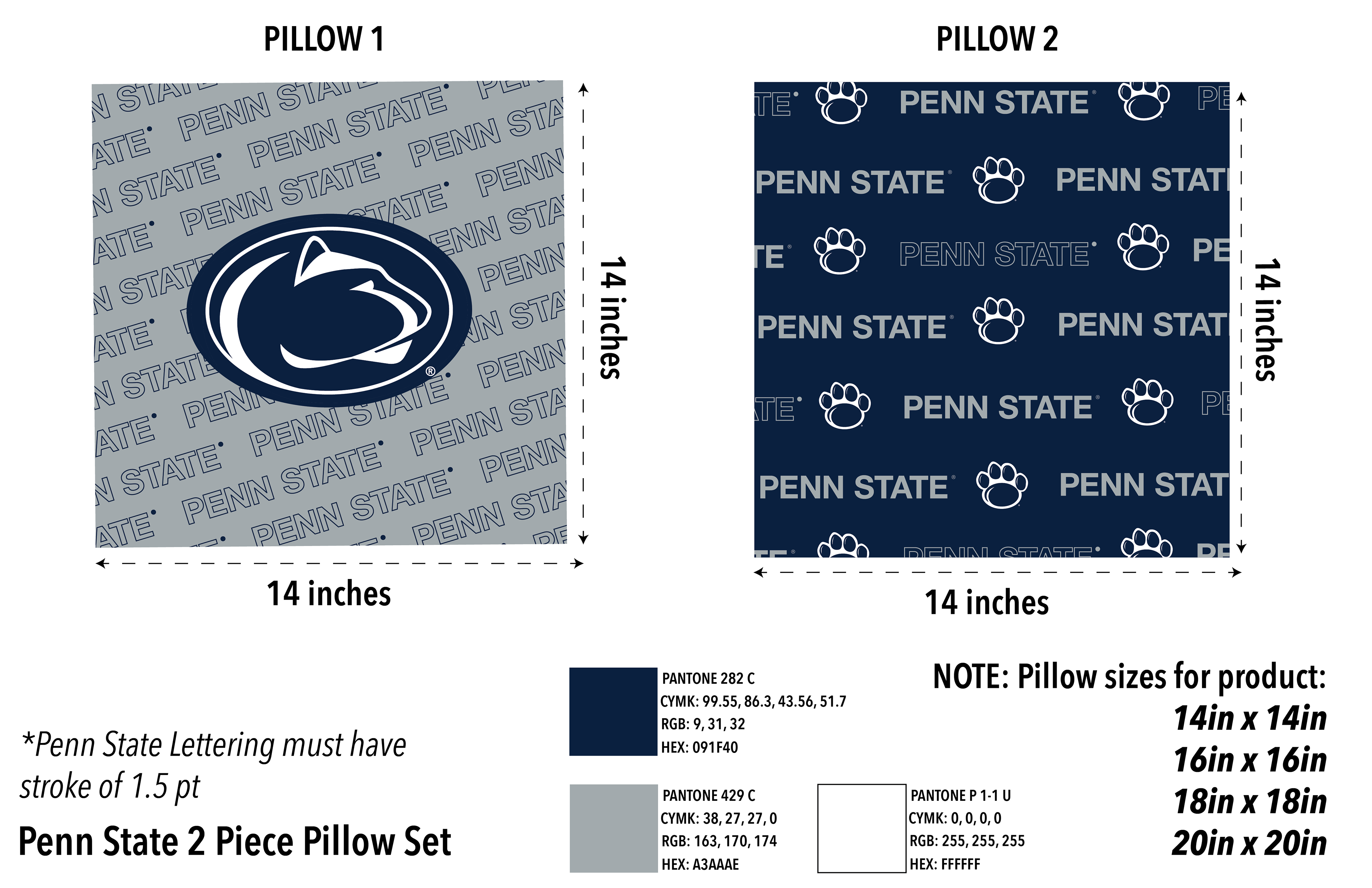 Style Guide for Pillow Set Design