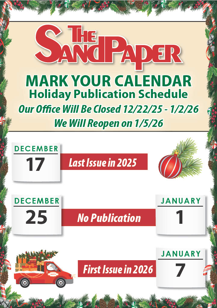 SandPaper Holiday Ad