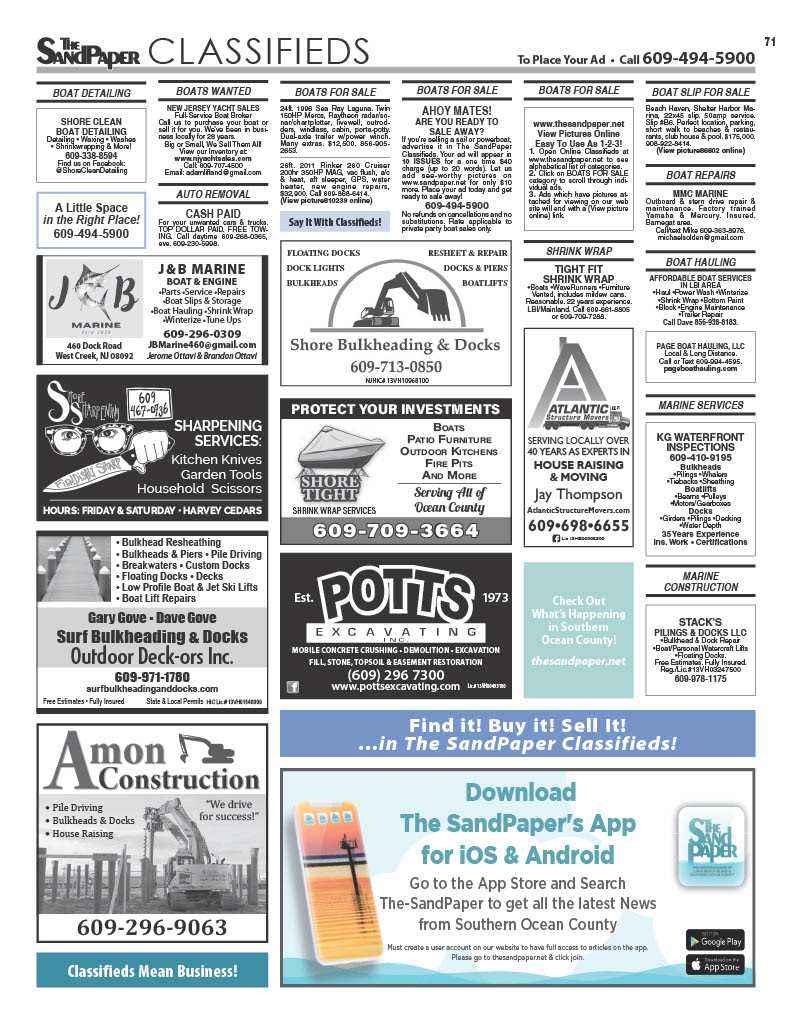 The SandPaper Classifieds Page 6 - Week of 12/17/2025