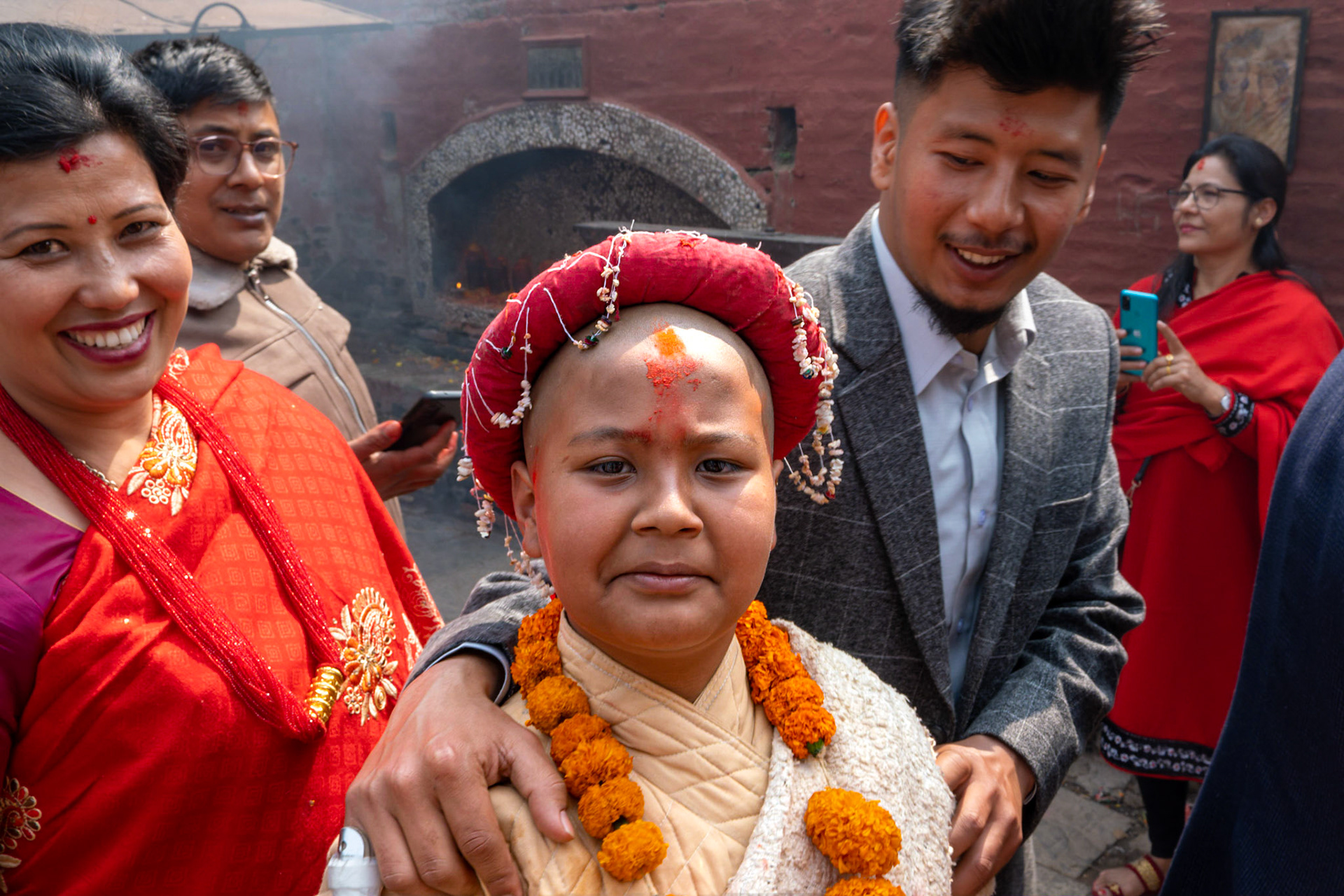 Cérémonie initiatique à Harati Matta Temple