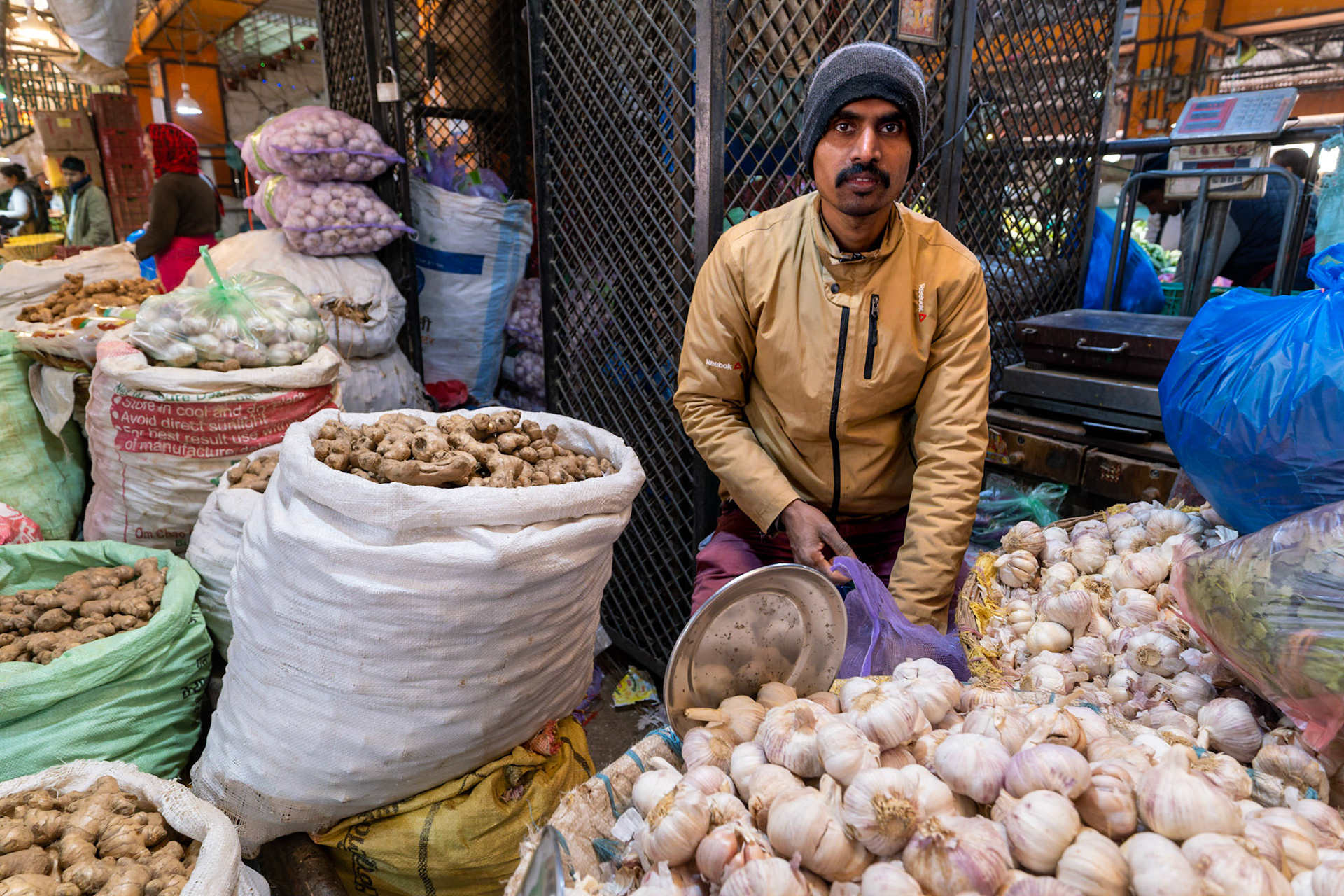 Marché de gros alimentaire de Katmandou