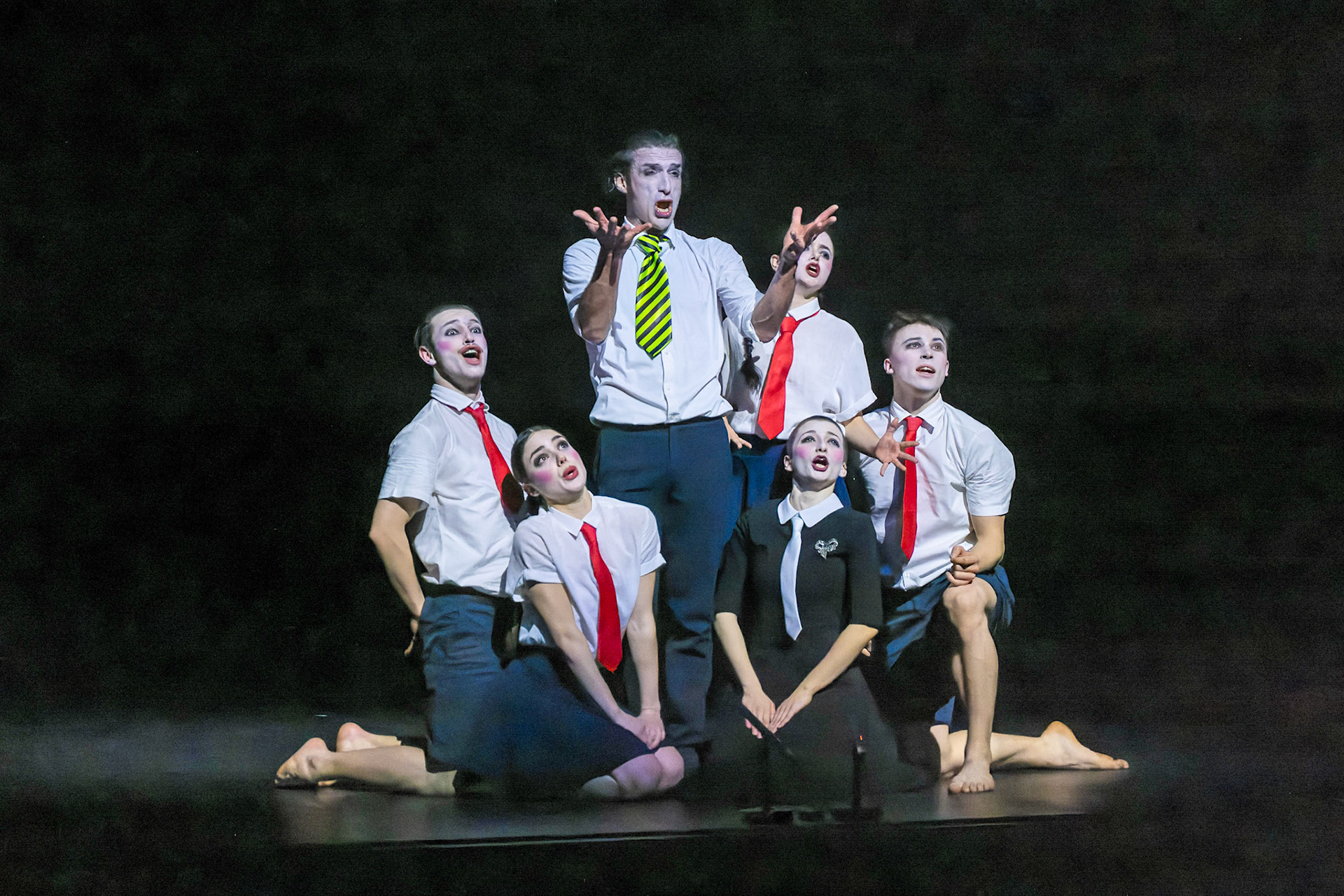 La Leçon de Ionesco par Le Théâtre du Corps, chorégraphie Marie-Claude Pietragalla et Julien Derouault. Grand Théâtre de Calais 27/02/2023