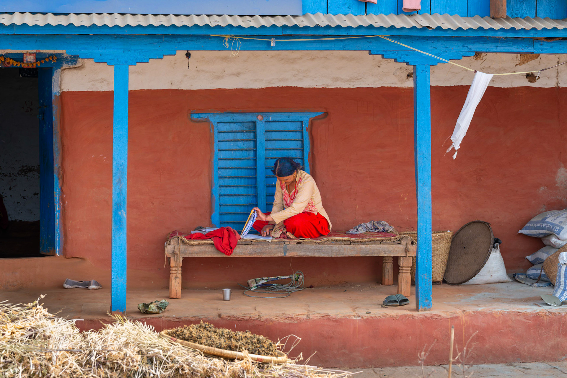 Quelques centaines d'âmes. La vie s'écoule paisiblement dans ce village perché à 1800 mètre d'altitude.