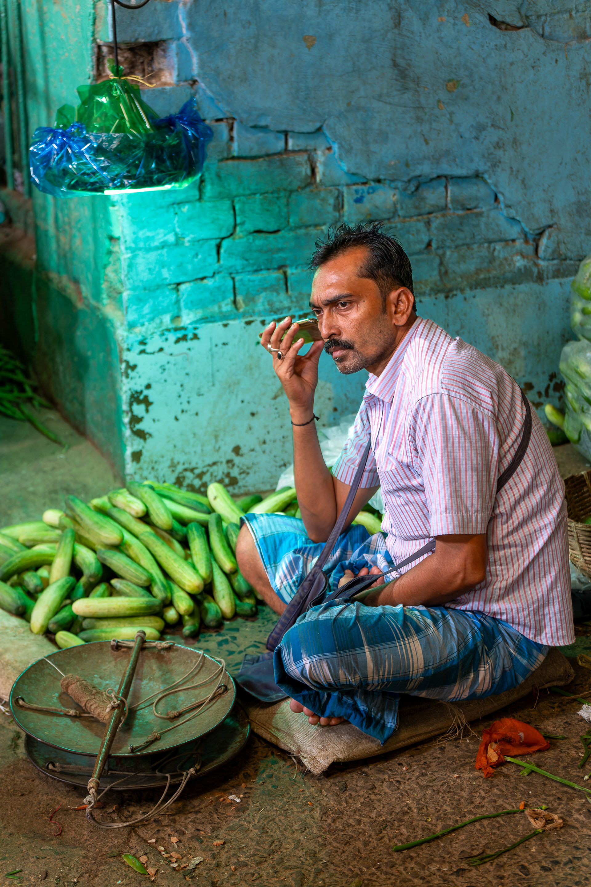 Marché aux légumes de Calcutta