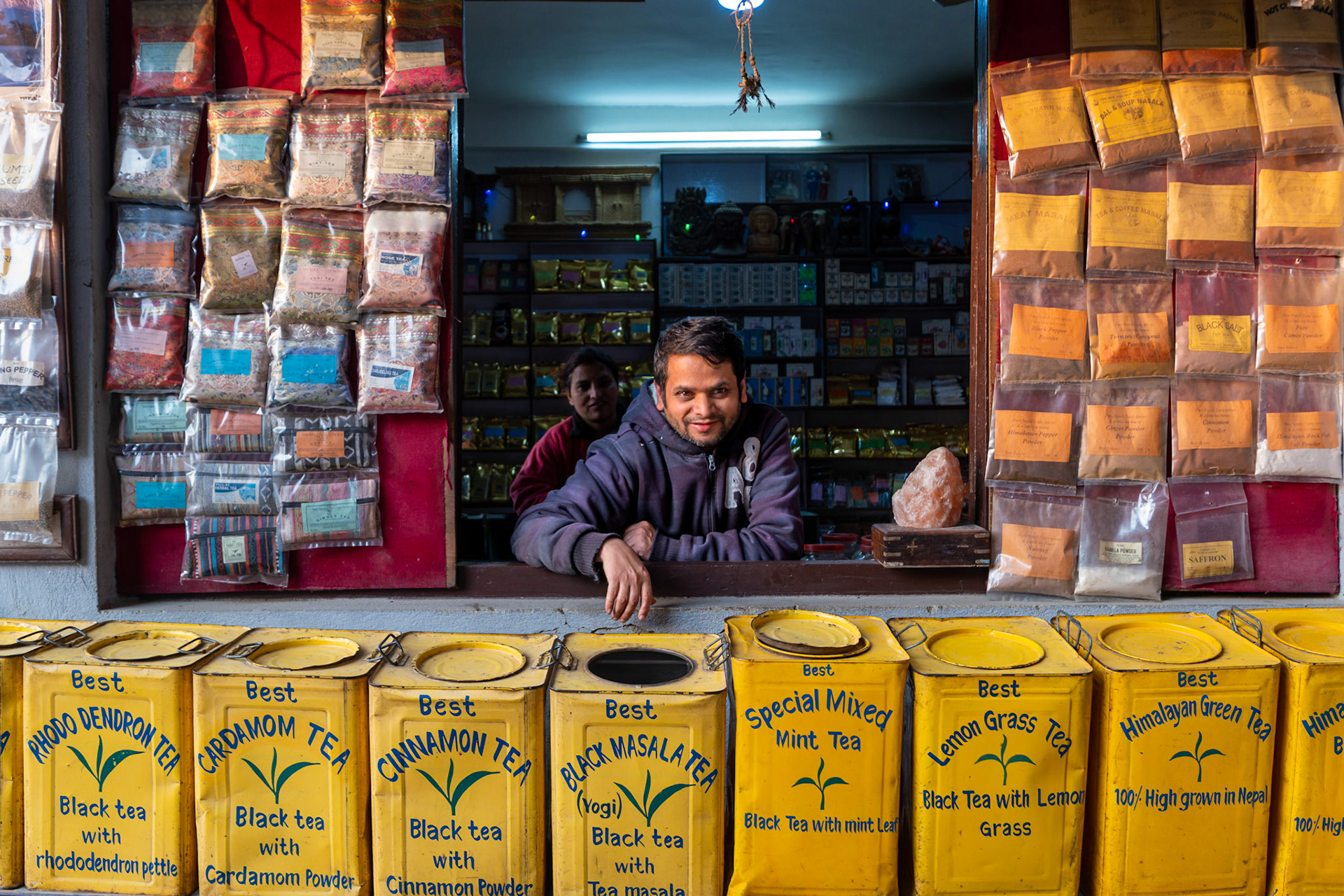 En déambulant dans le vieux Katmandou