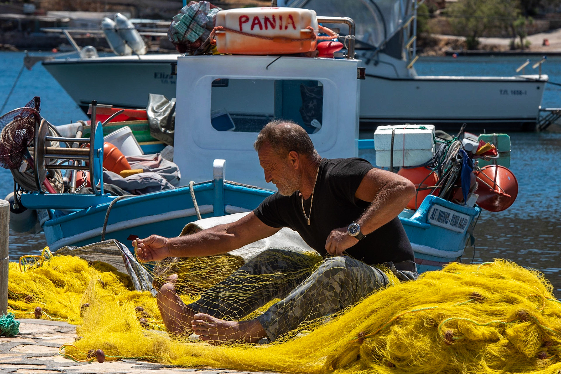 Port de Patmos sur l'île éponyme
