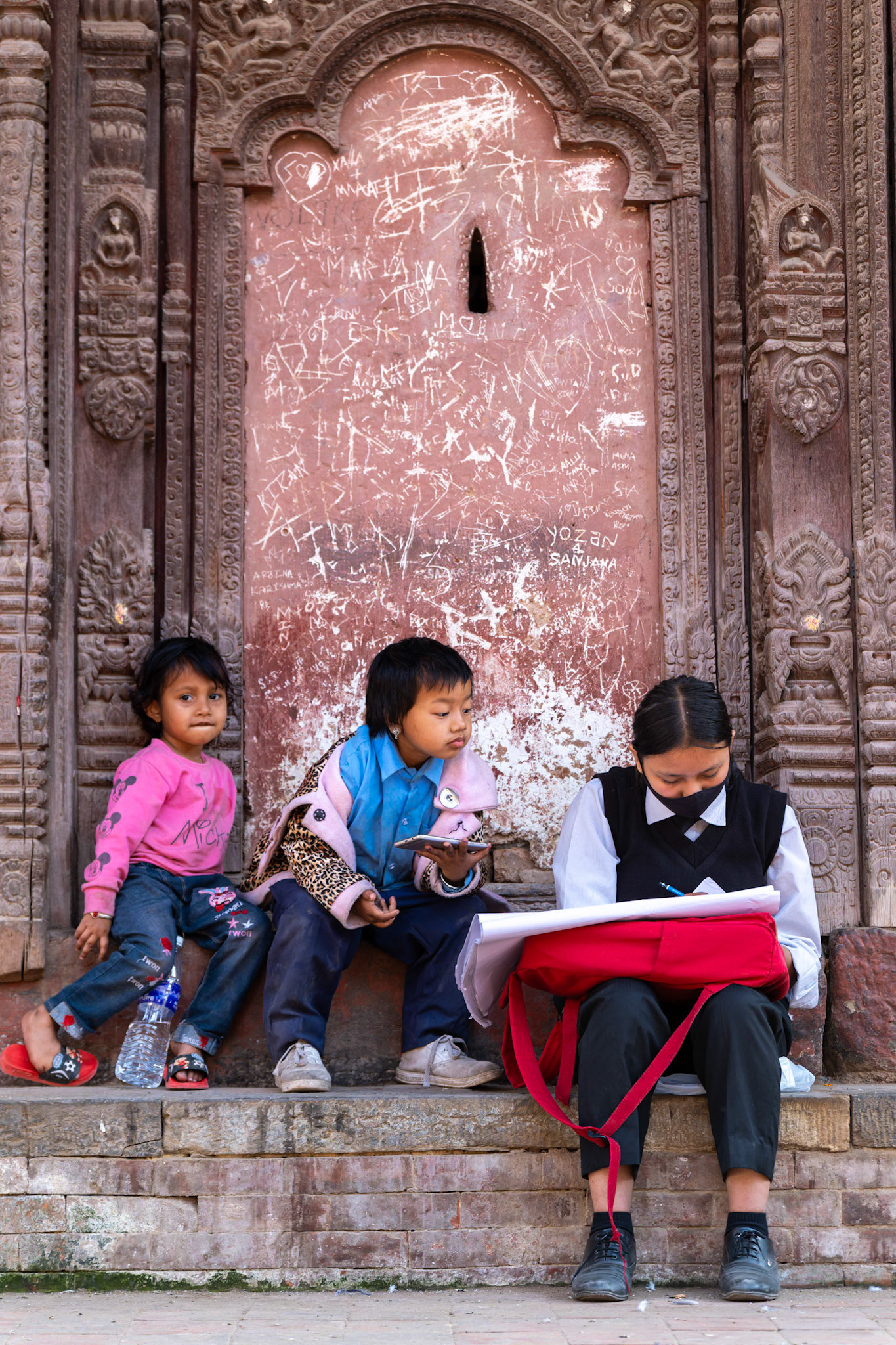 Katmandou, scène de rue