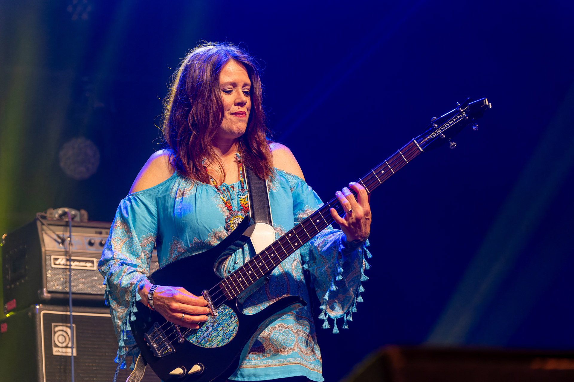 Heather Crosse durant le concert de Anthony Big A and then Mystic Juke Joint