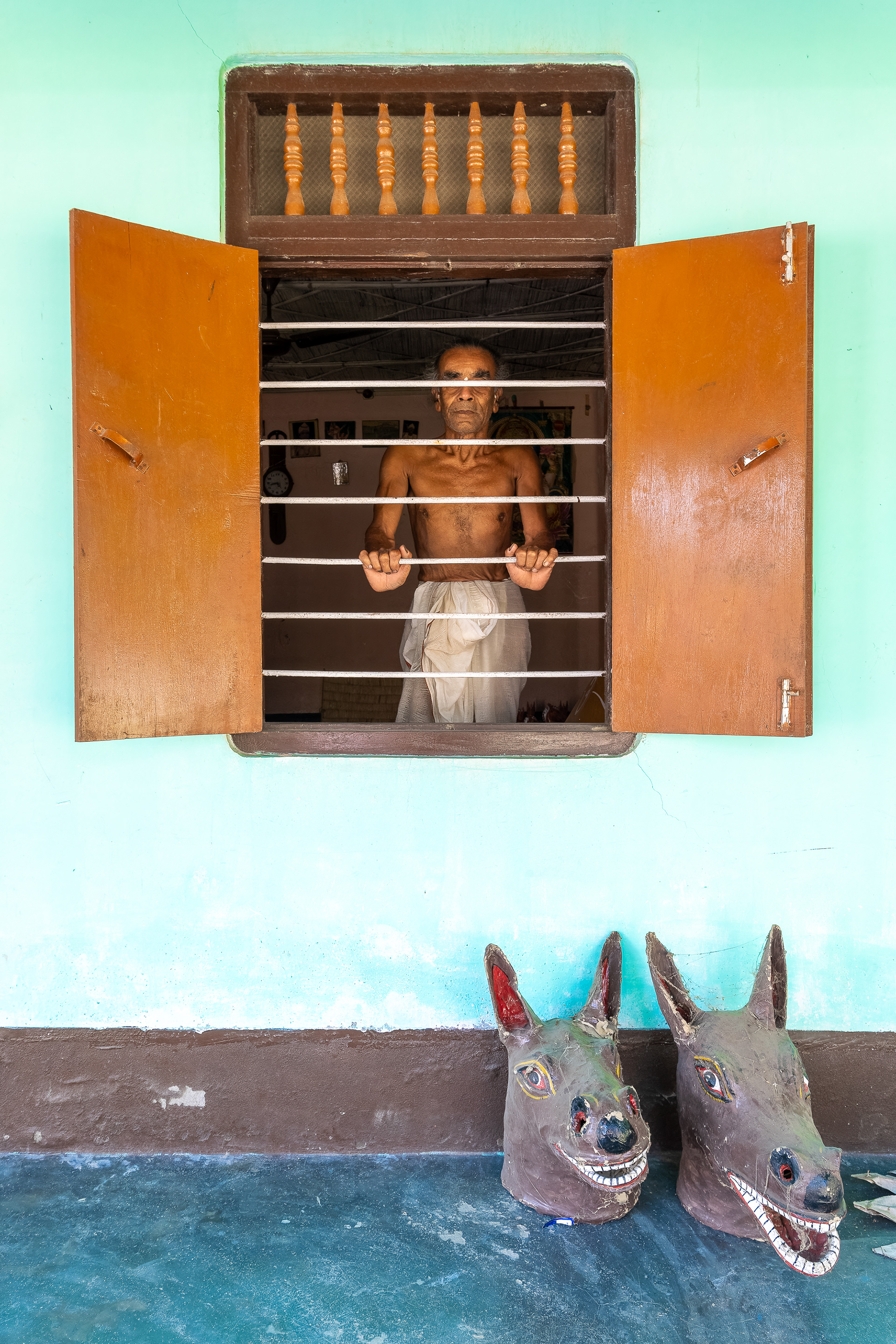 Scène de vie au monastère de Auniati Satra