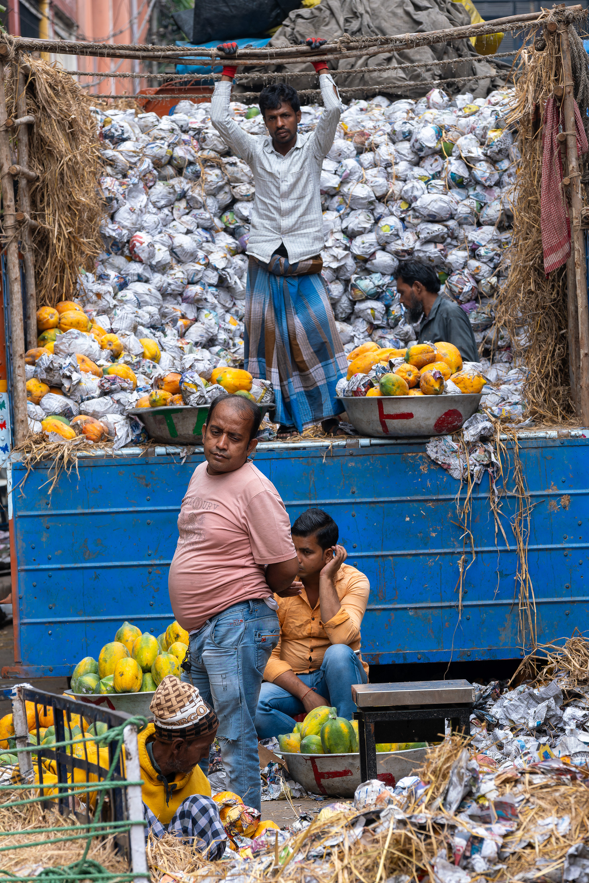 Marché aux fruits de Calcutta
