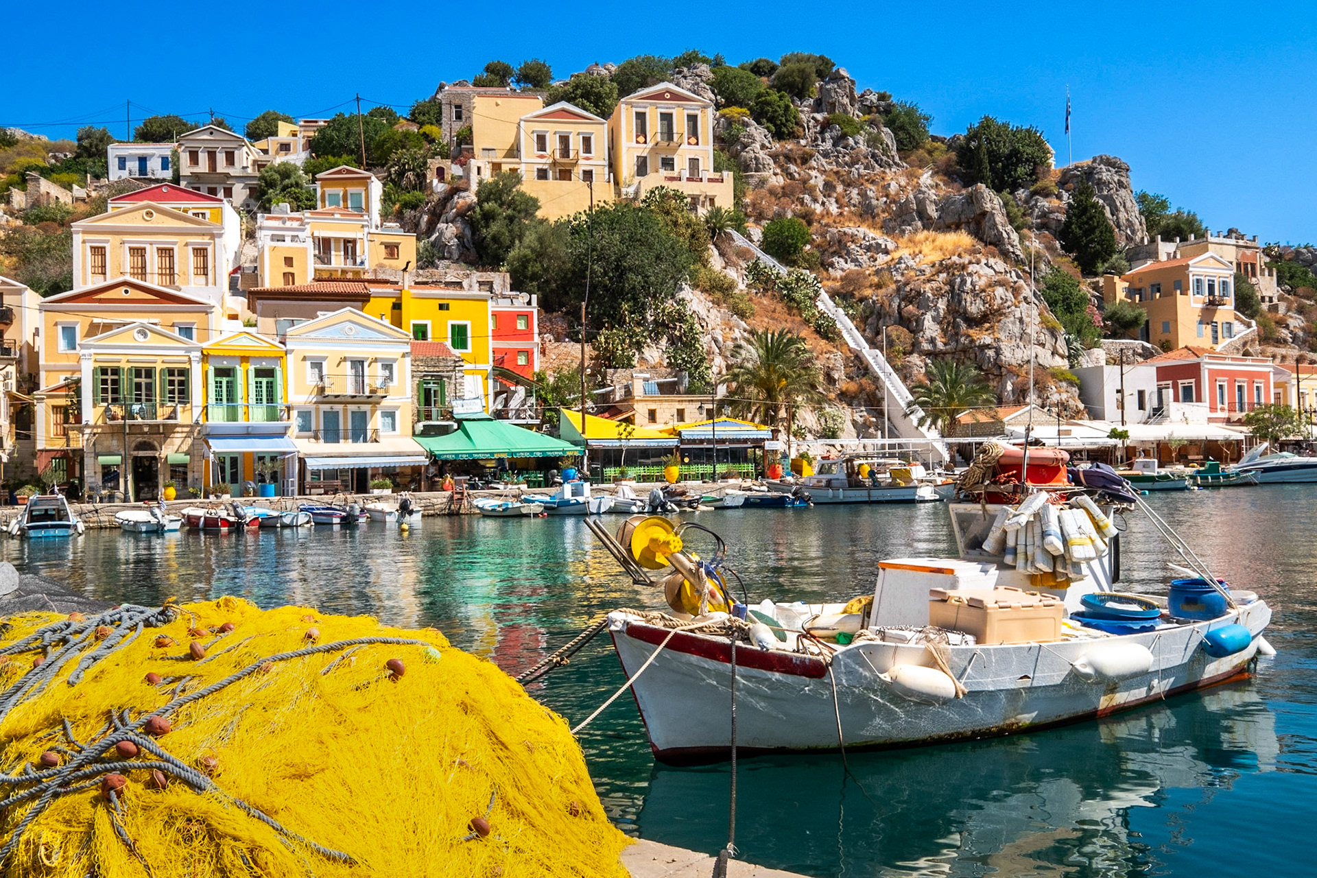 Petit port de Symi.