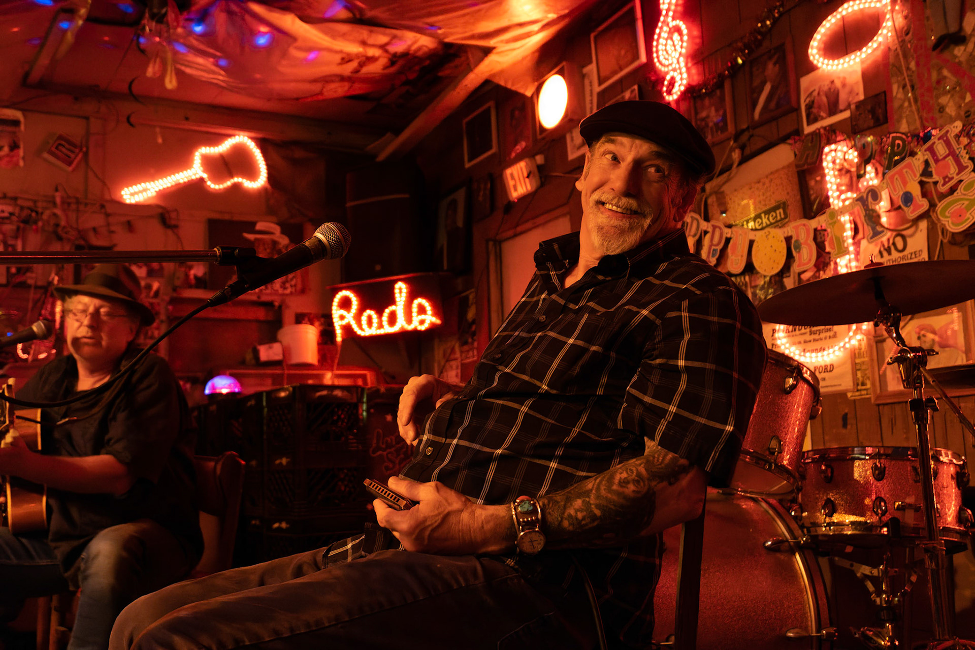Randy Cohen et Deak Harp au Red's à Clarksdale.
