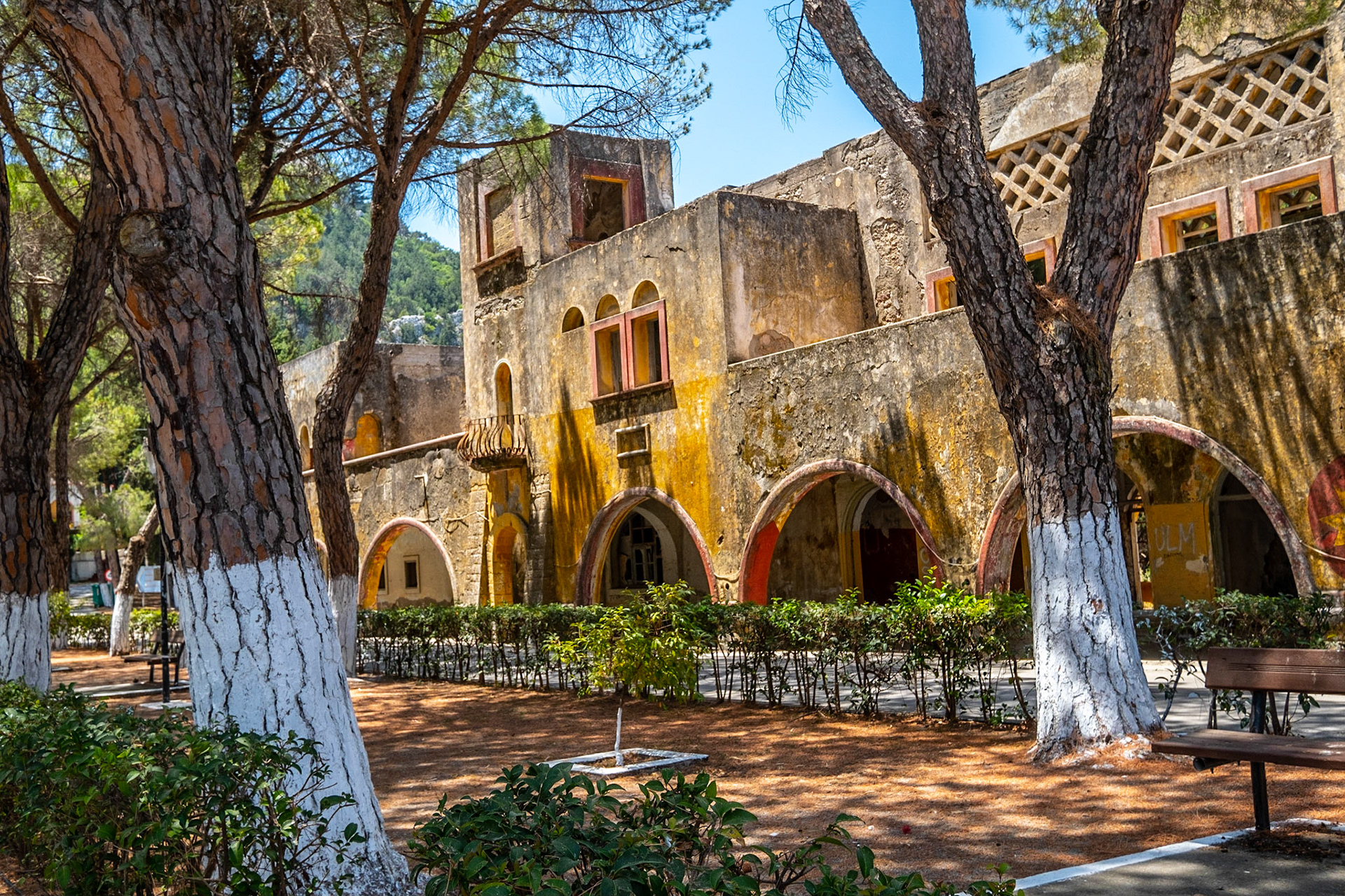 Village abandonné d'Éléousa à Rhodes