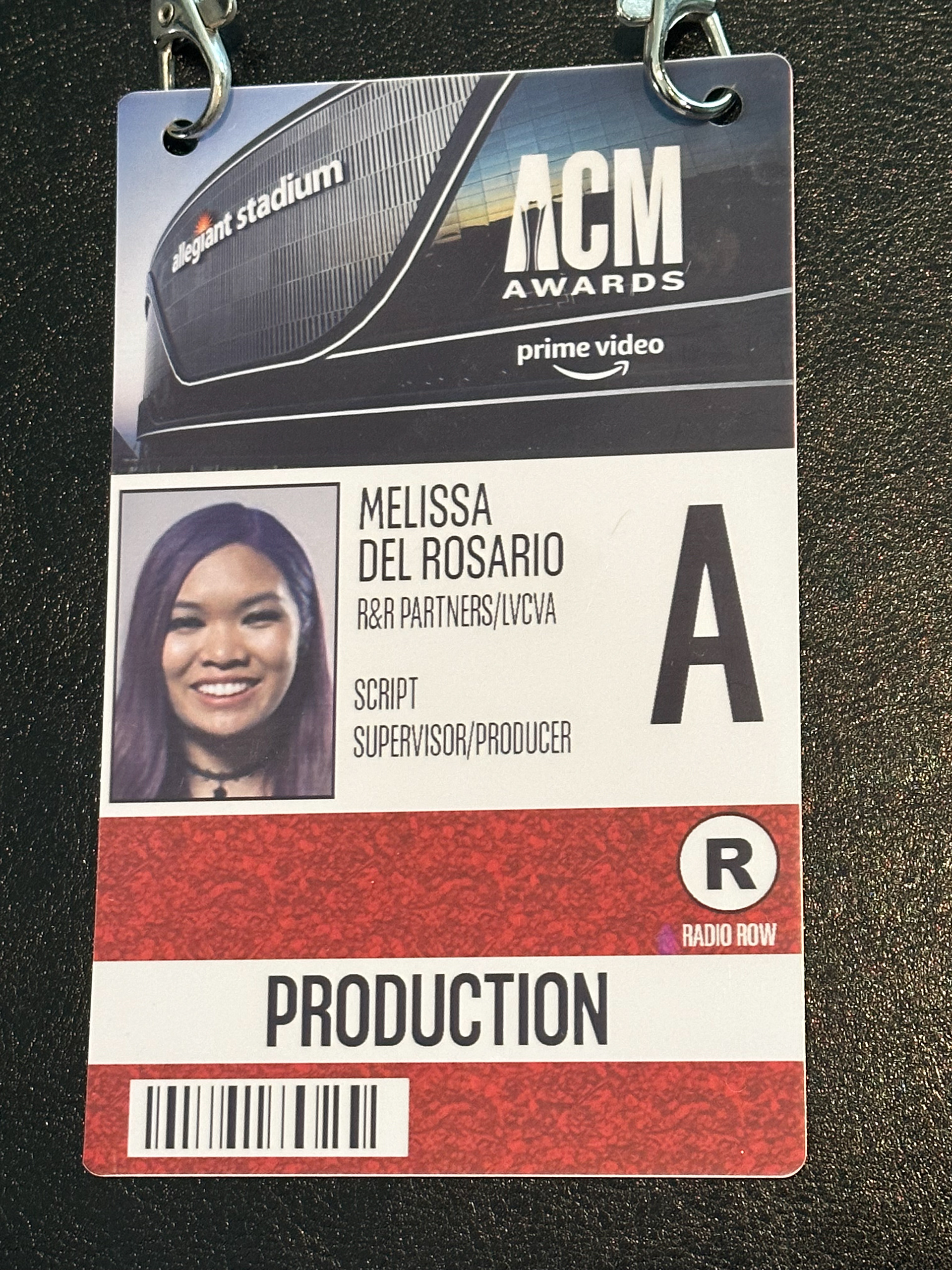 Melissa Del Rosario Script Supervisor Badge