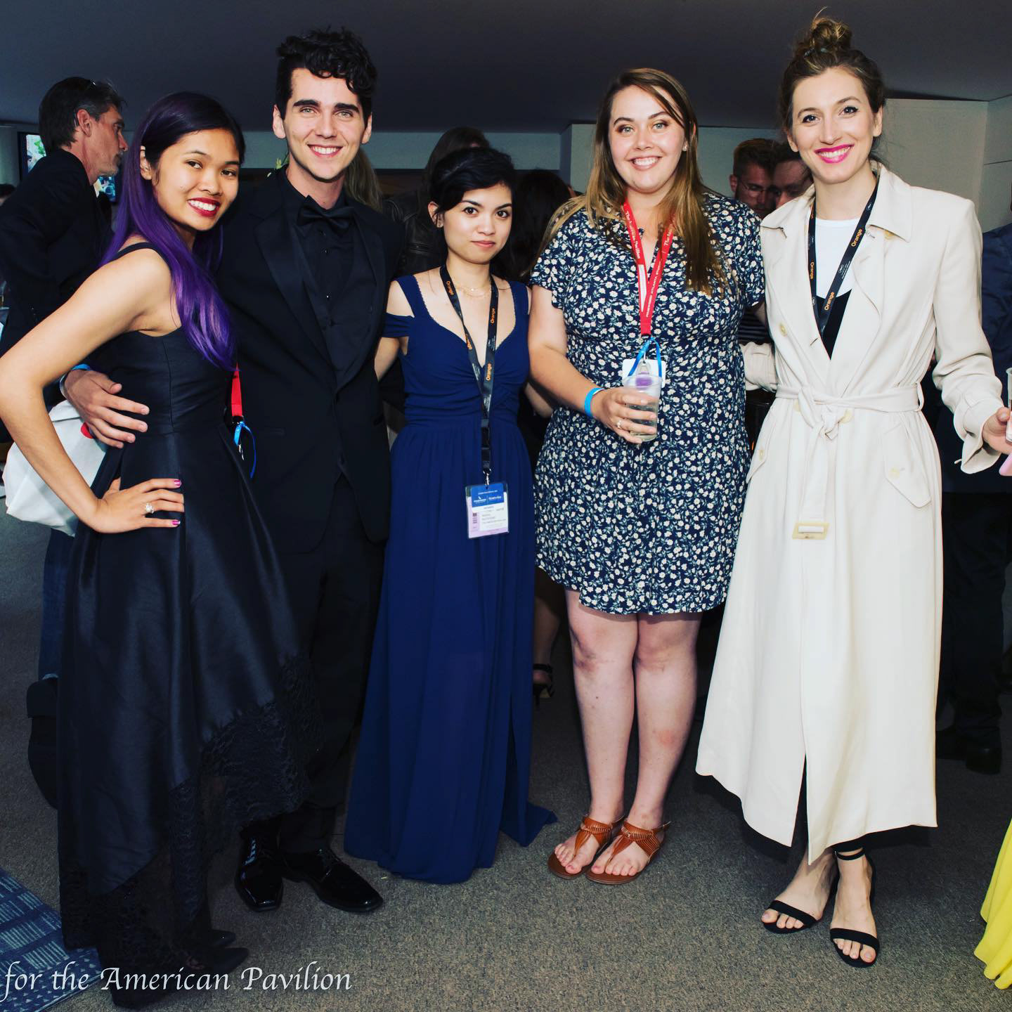 Melissa Del Rosario, Mackenzie Amar, Nadine Natividad, Audrey Page, at The American Pavilion