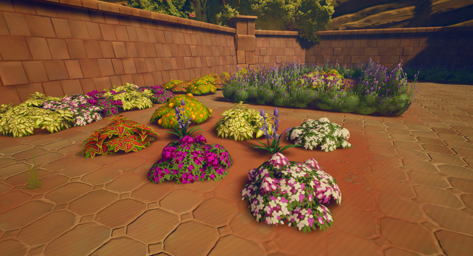 Creation of different plants.