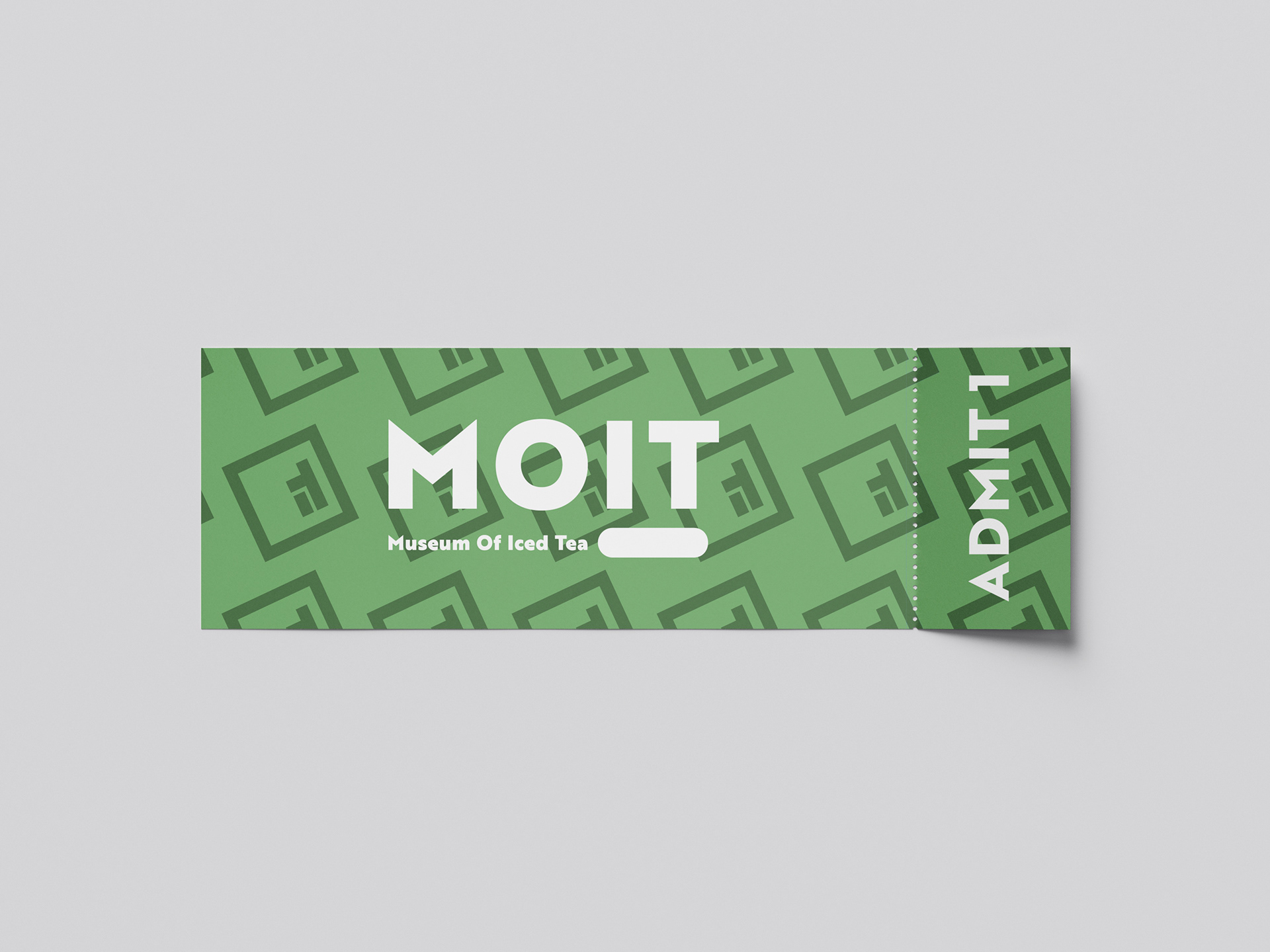 Admission Ticket Mockup